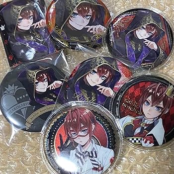 Amazon | ツイステ リドル 缶バッジ カプ缶 スクエア缶 | バッジ