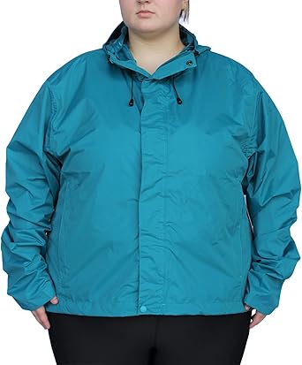 packable rain jacket plus size