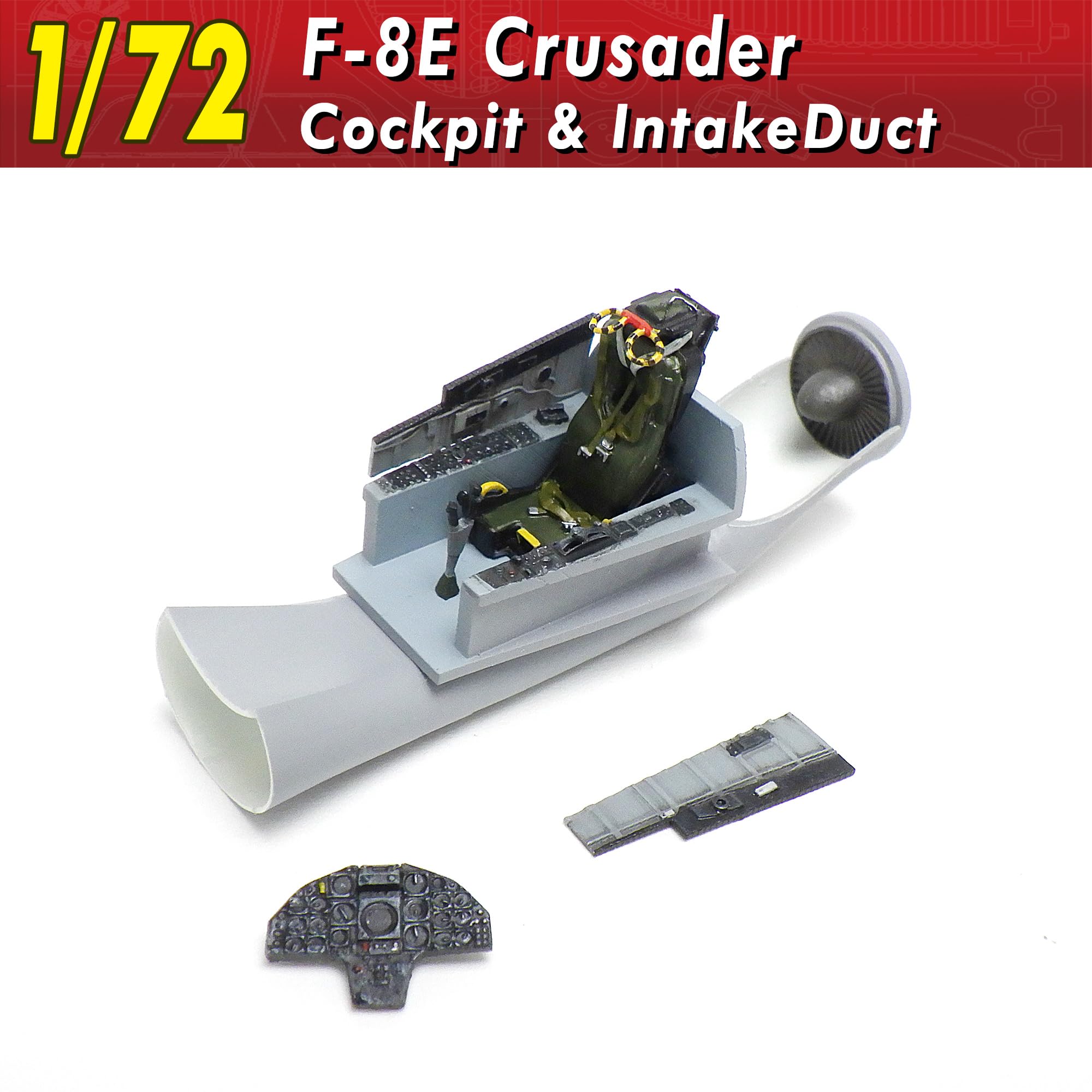Amazon | HMA 1/72 F8Eクルセイダー コクピット＆インテイク