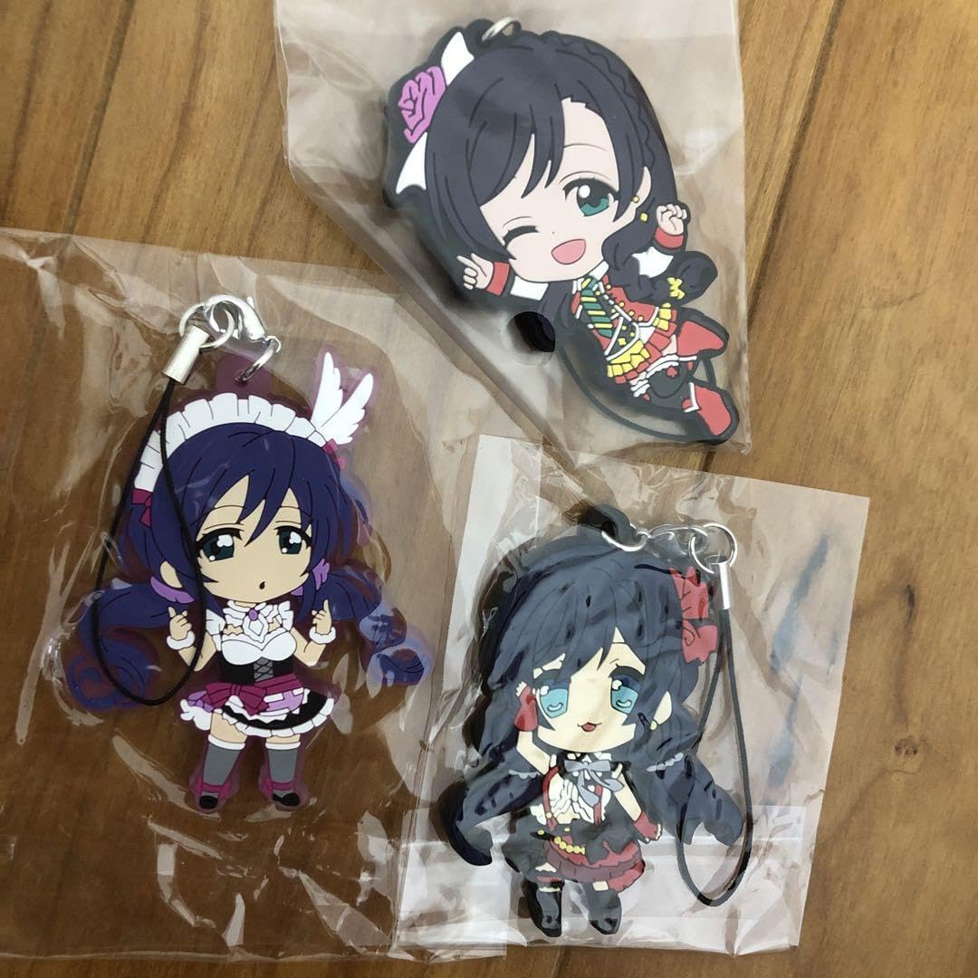 Amazon.co.jp: ラブライブ!μ's 東條希ラバーストラップ3点セット : ホビー
