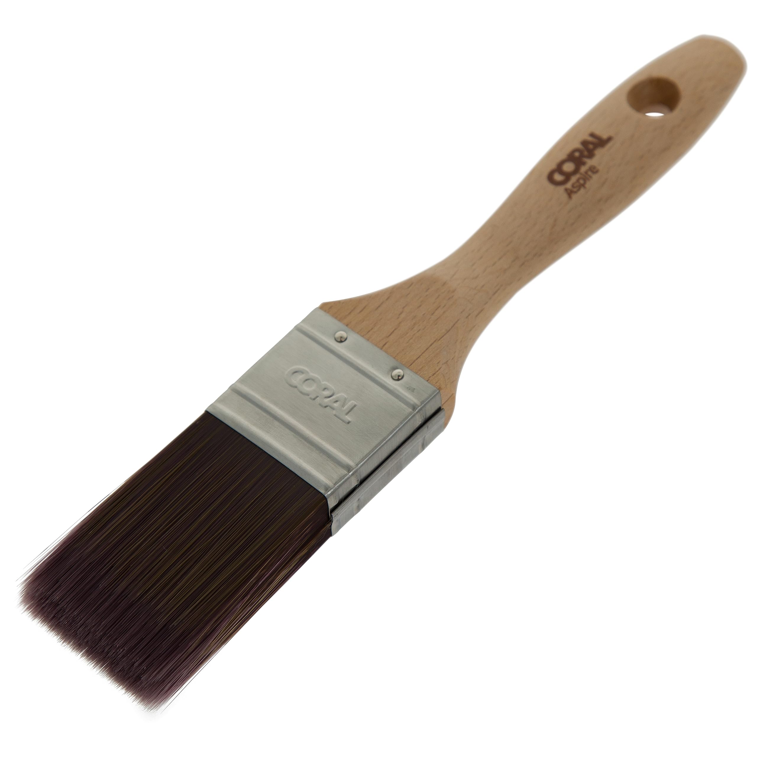 Coral 31712 Aspire 1.5 inch Paint Brush Professional Firm Straight Cut with Flat Profile for Fast Accurate Ultra-Smooth Finish with Trade Emulsion or Gloss FSC Wood Handle