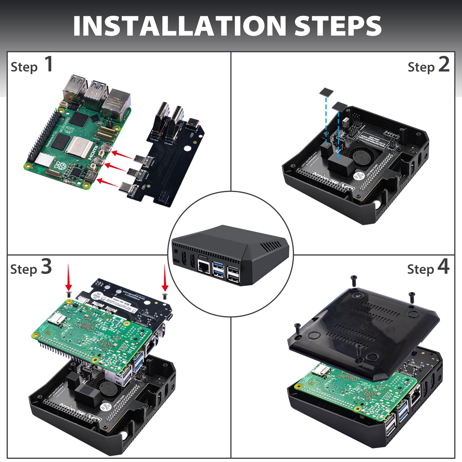 GeeekPi Argon ONE V3 Obudowa dla Raspberry Pi 5