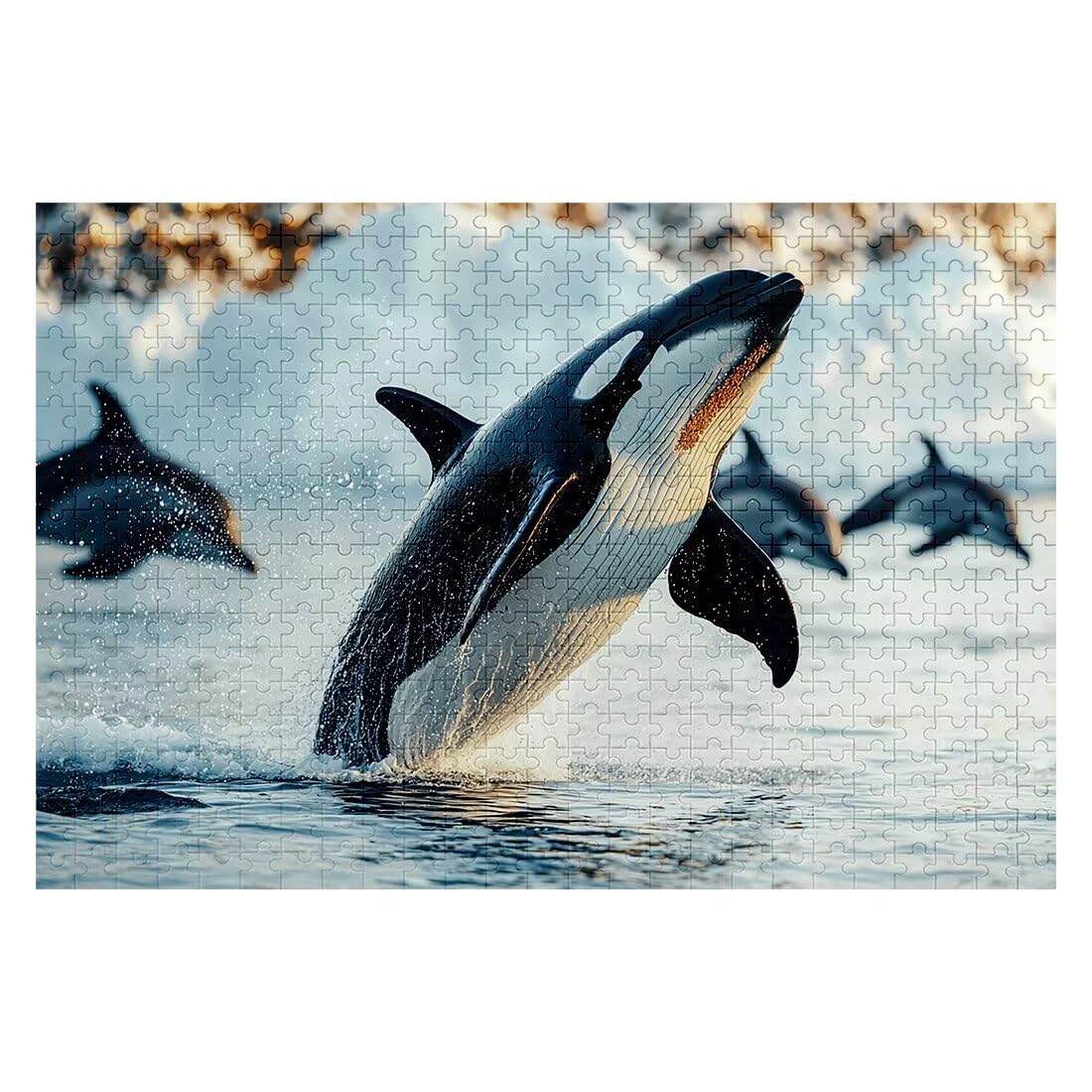 Puzzle dla dorosłych, 5000 puzzli ze zwierzętami, 5000 sztuk, dla dorosłych, drewniane gry logiczne, klasyczna, edukacyjna, wymagająca gra dla całej rodziny, dekompresja, prezenty dekoracyjne, 156 x