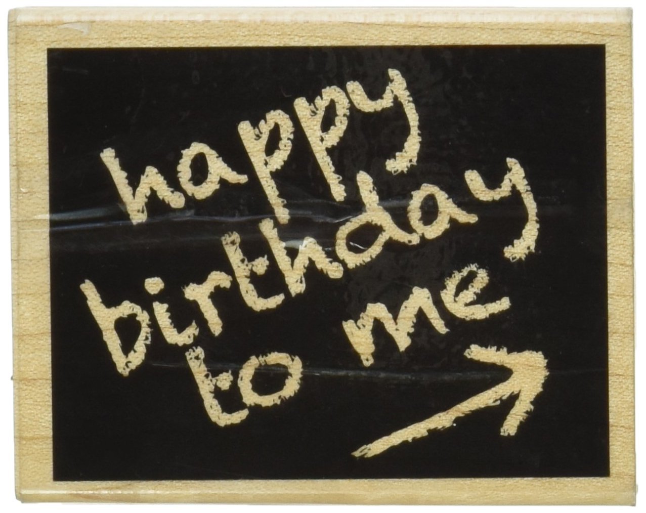 Hampton Art Wood 7-Piece Gypsies Stamp, Happy Birthday to Me