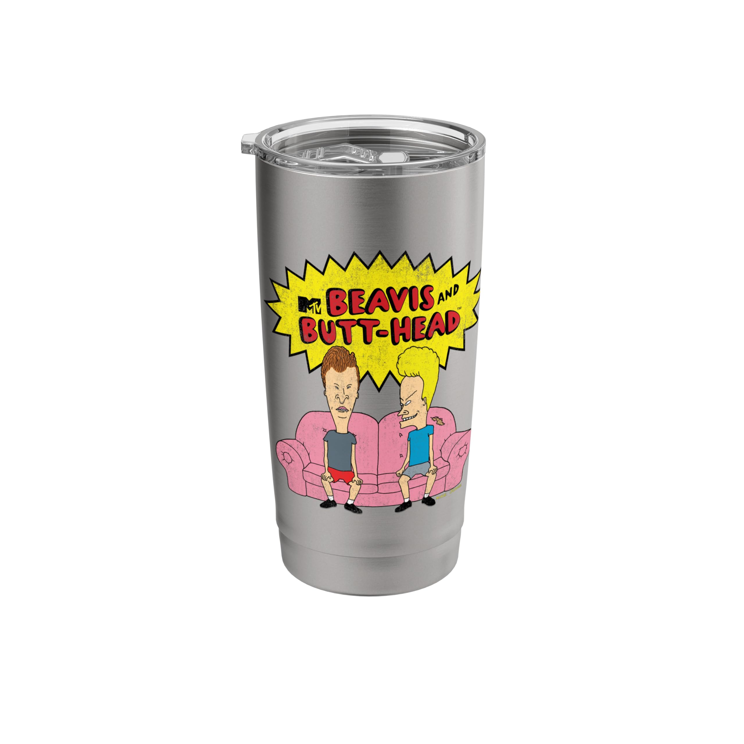 Beavis and Butt-head On The Couch Stainless Steel Insulated Tumbler