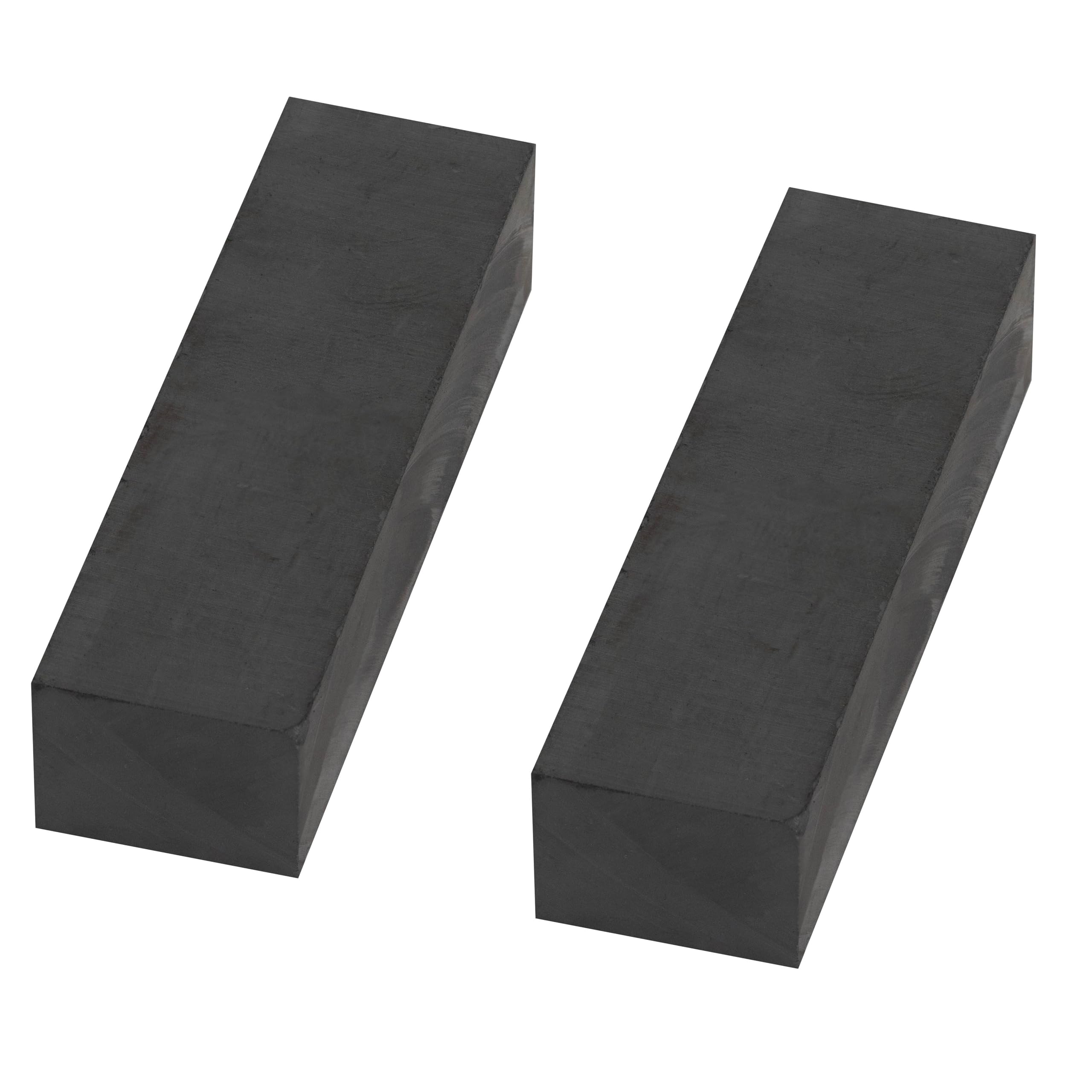 Y30BH Ferrite Magnet for Arts, Crafts, Model Making, DIY, Hobbies, Office, and Home - 70mm x 20mm x 15mm thick - 4.2kg Pull - Pack of 2