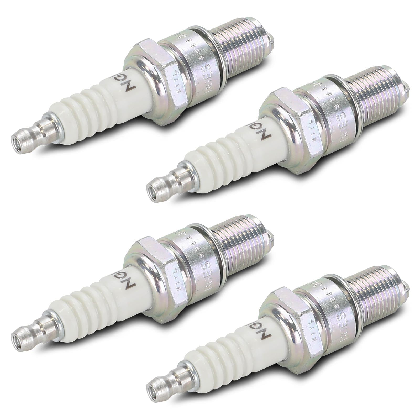NGK B6ES Lot de 4 bougies d'allumage d'origine compatibles avec 914 1969-​1976 Transporter III Bus 1979-​1992 Transporter III Fourgon 1979-​1992 Transporter III plateau/​châssis 1979-​1992