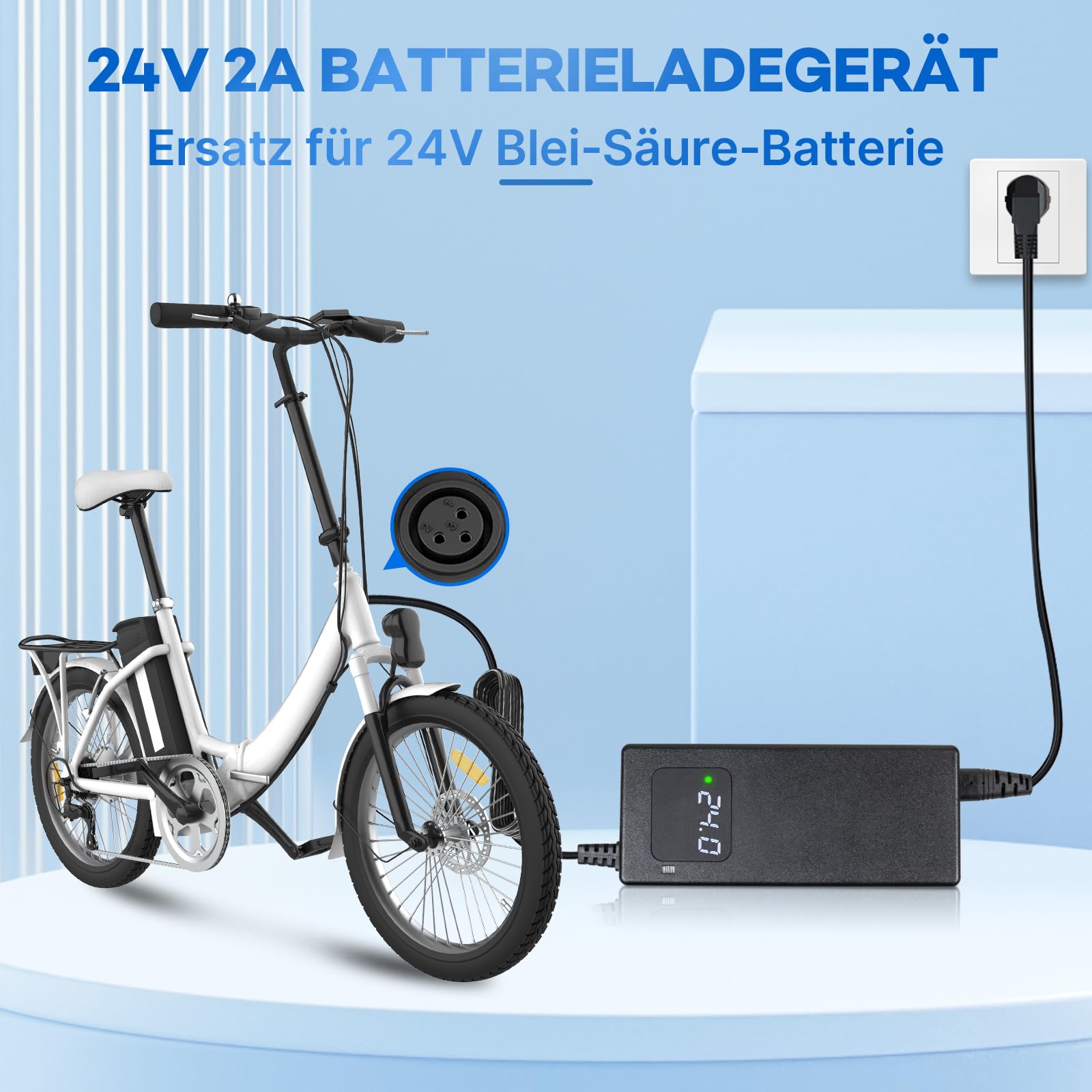 24 V 4 A Chargeur électrique 3 broches XLR mâle pour sièges roulants Lakematic, Pride Mobility, Jazzy Power Chair, Drive Medical, Golden Technologies