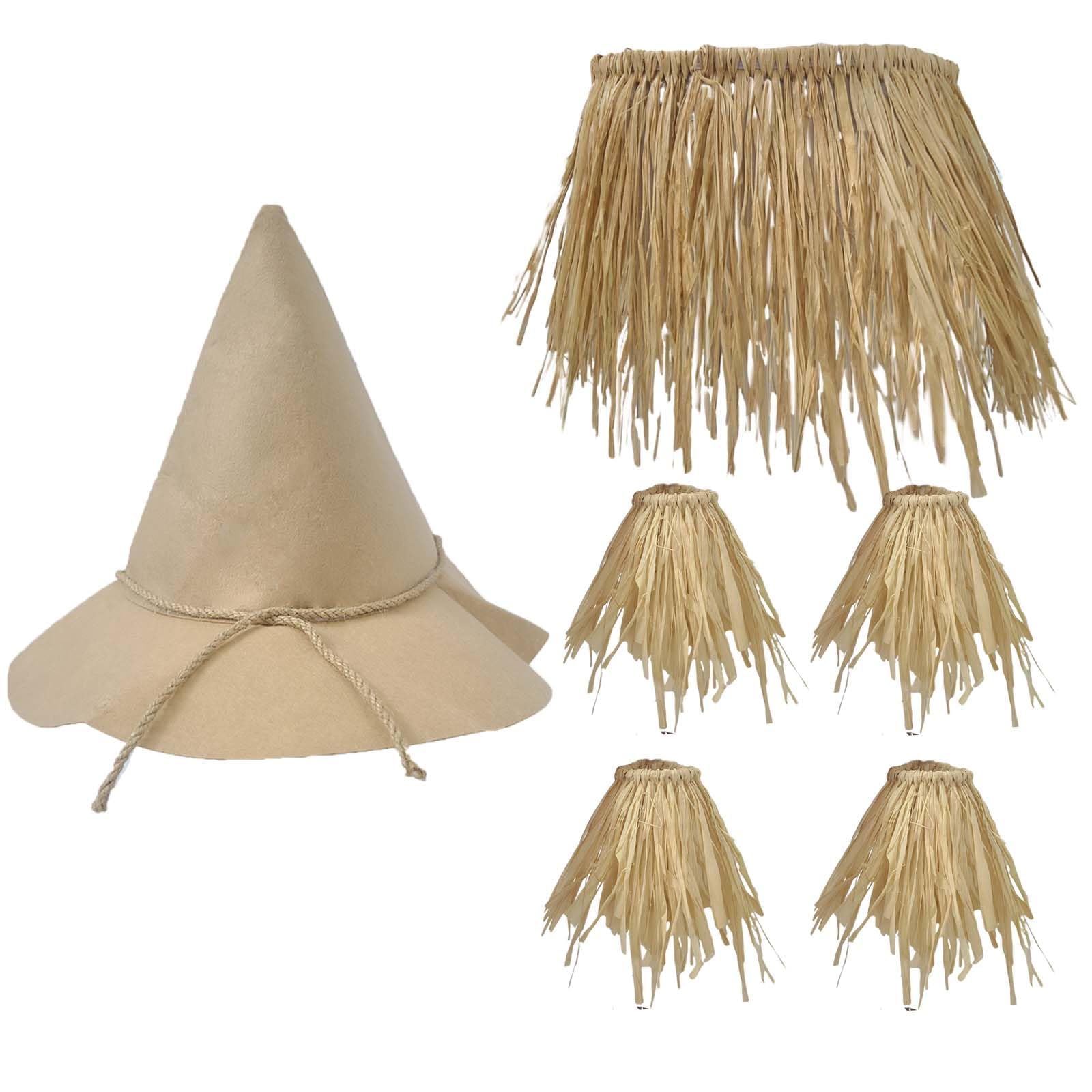 Yountor Halloween Scarecrow Costume for Women, Men, Girls & Boys