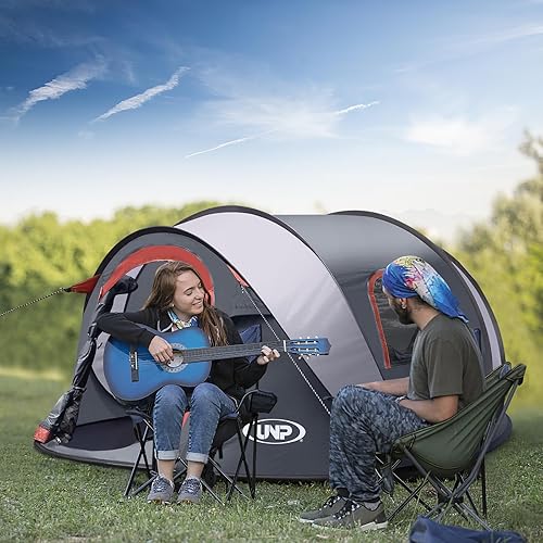 Miniatura 5 de Tienda de campaña emergente, tienda de campaña para 3 personas, tienda de campaña portátil instantánea, tiendas de campaña de sombra fáciles de