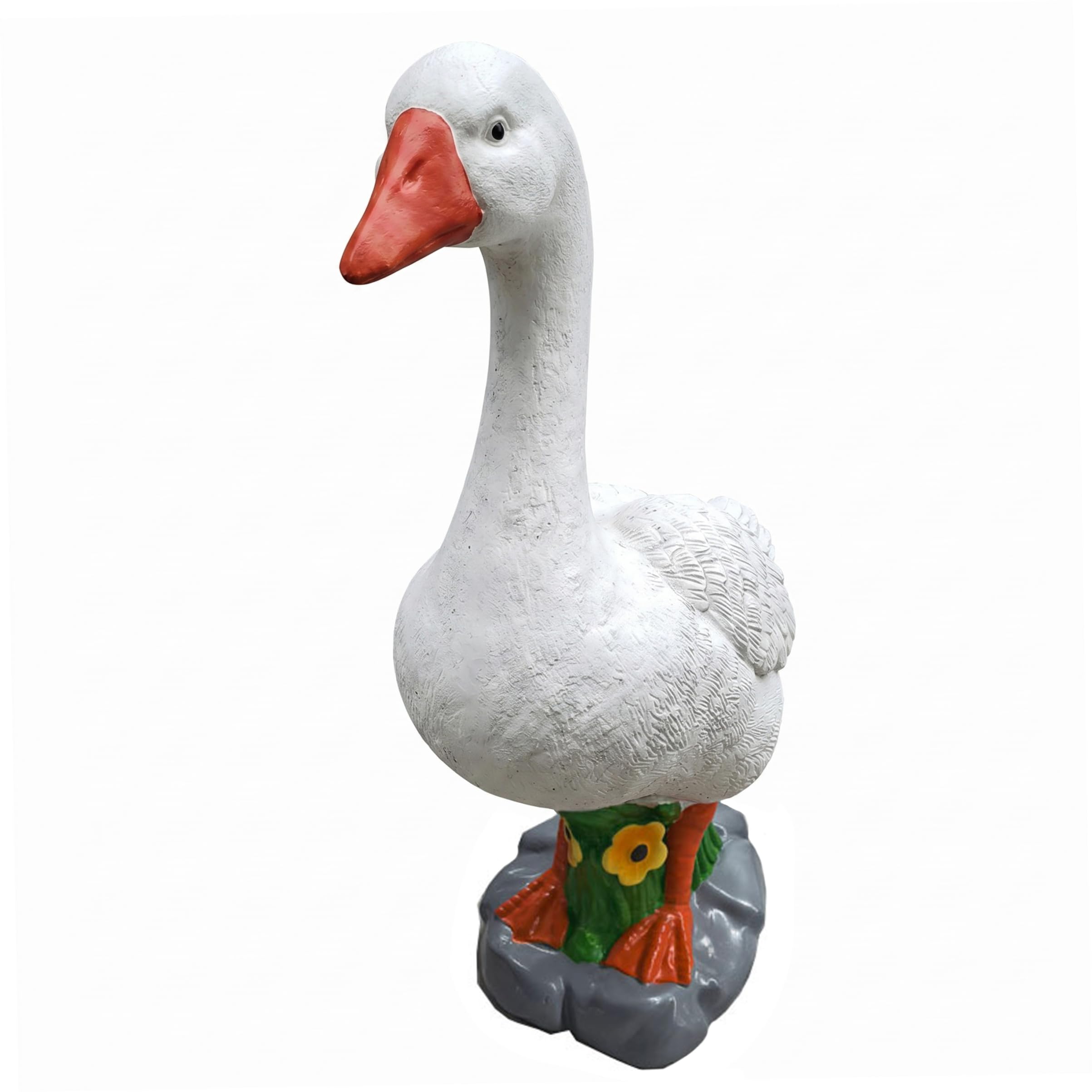 Figurine canard mignon réaliste en résine pour sublimer la décoration du porche et de la cour