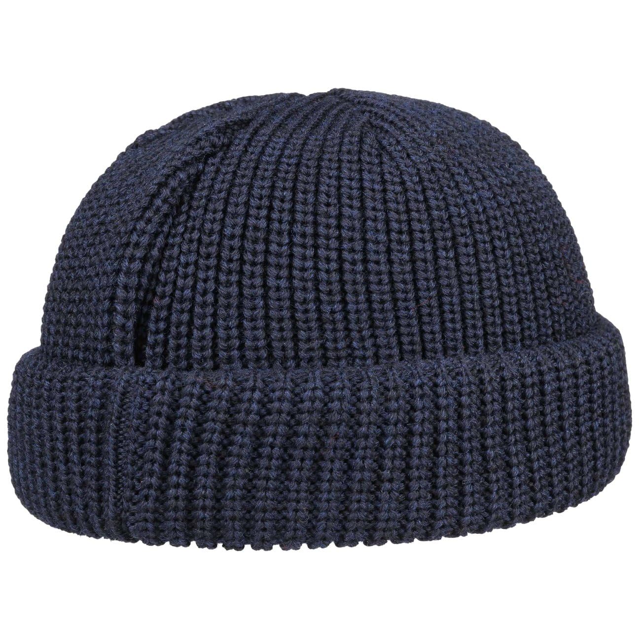 Stetson Nashville Dockermütze Strick Rollrand meliert einfarbig Made in Italy Damen und Herren Herbst Winter
