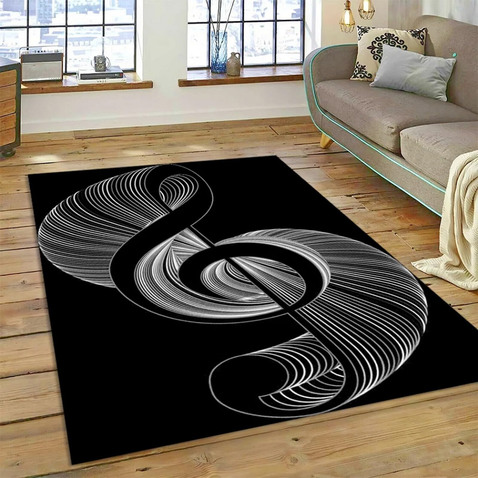 Tapis de salon lavable pour bébé rampant et cuisine familiale en hiver