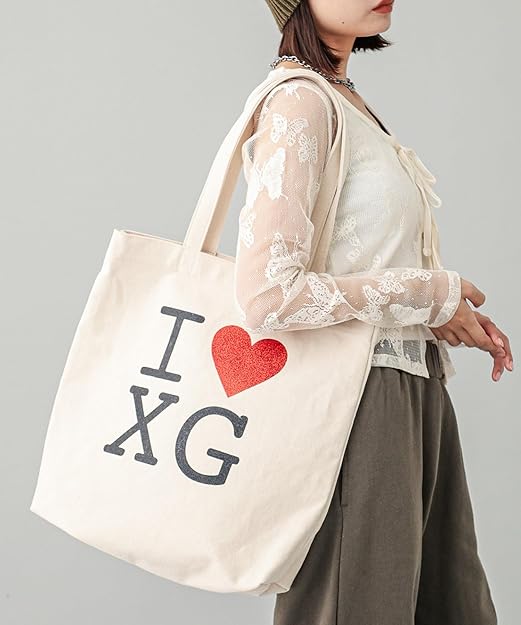 タ*シ様 =LOVE イコラブ トートバッグ ナチュラル 白 タ*シ様 =LOVE タ*シ様 =LOVE イコラブ トートバッグ ナチュラル 白 タ*シ様 =LOVE