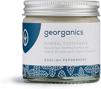 georganics Georganics Toothpaste (English Peppermint) 2.4 fl oz (60 ml) Approx. 1.5 Months Worth