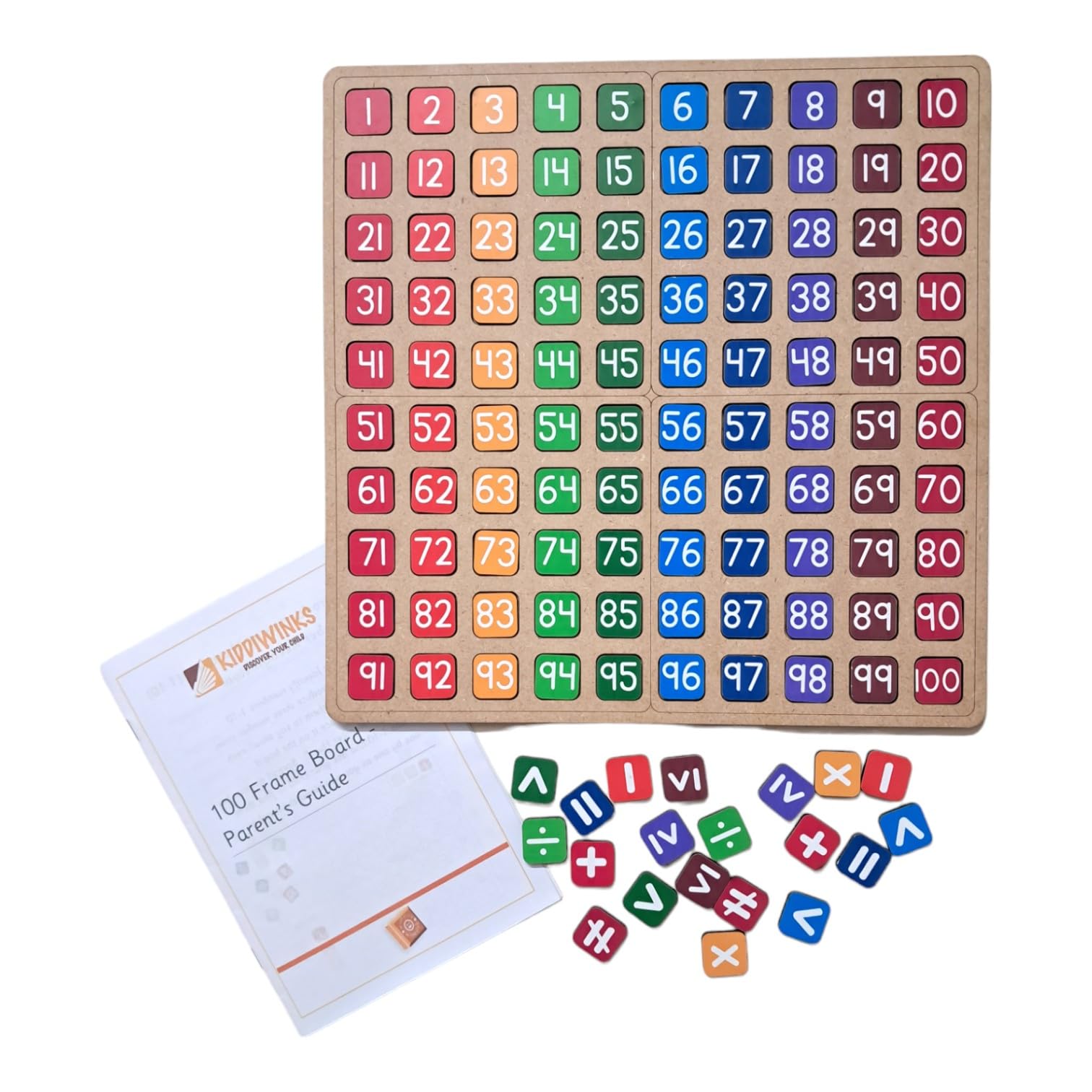 Winkslab: Math Fundamentals The 100 Frame Board – Counting, Arithmetic, and Motor Skills in One Interactive Kit! and Early Math Skills with Kids Gifted to 2 Years Old Kids and Above (B0CY28XF53) Amazon Price History, Amazon Price Tracker