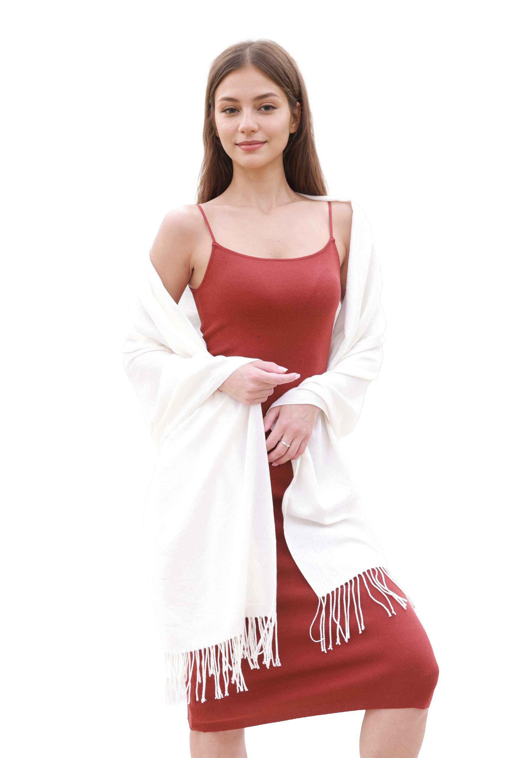 SWAT PANY Inverno Sciarpa Pashmina Morbido Sciarpa per Donne Caldo Grande Sciarpa di Spessore Avvolge Scialle Lungo Sciarpe