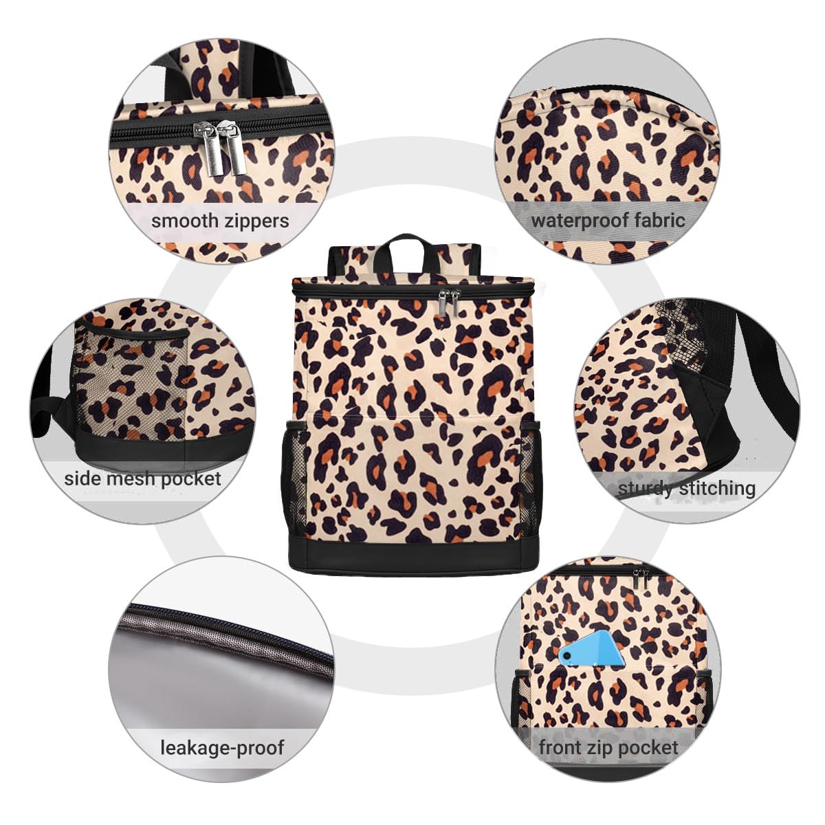 15L Mochila Nevera Isotermica Mochila de Picnic Bolsa Térmica Impermeable Mochila Termica
