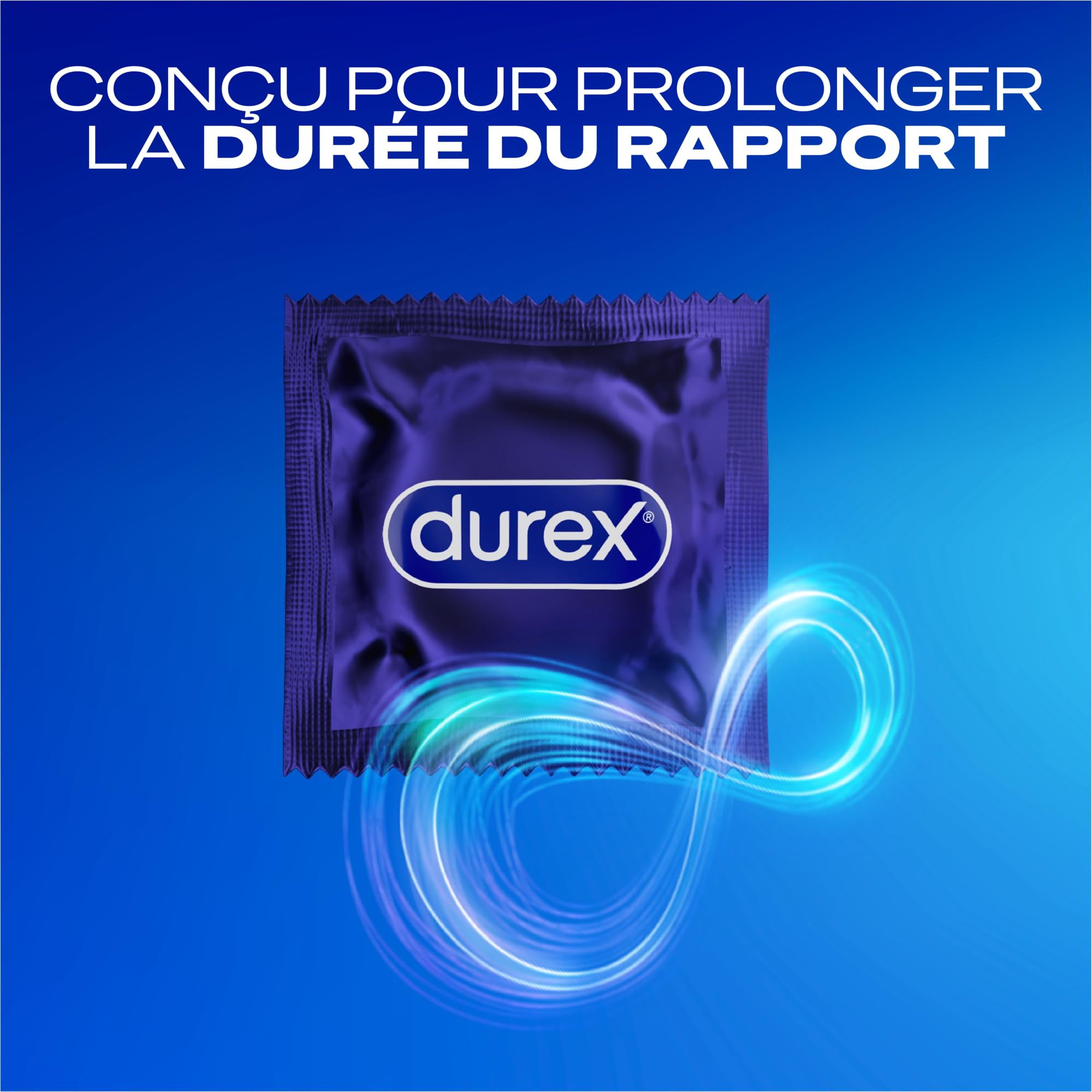 Durex Préservatifs Retardants Performance Booster Extra lubrifiés 30 pièces
