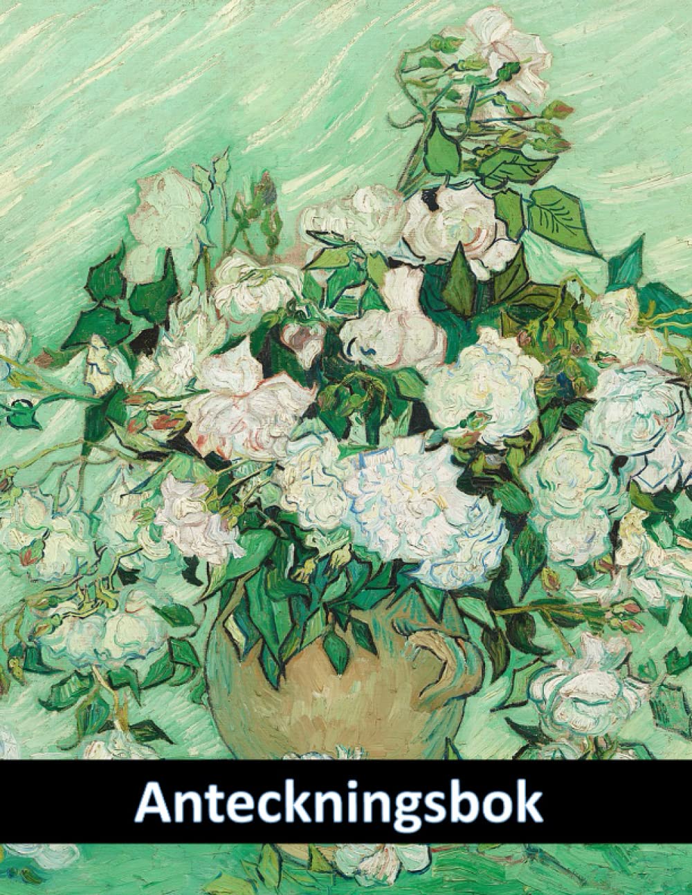 Green Devil PublishingVan Gogh Rosa Rosor A4 Anteckningsbok linjerat, 50 Sidor