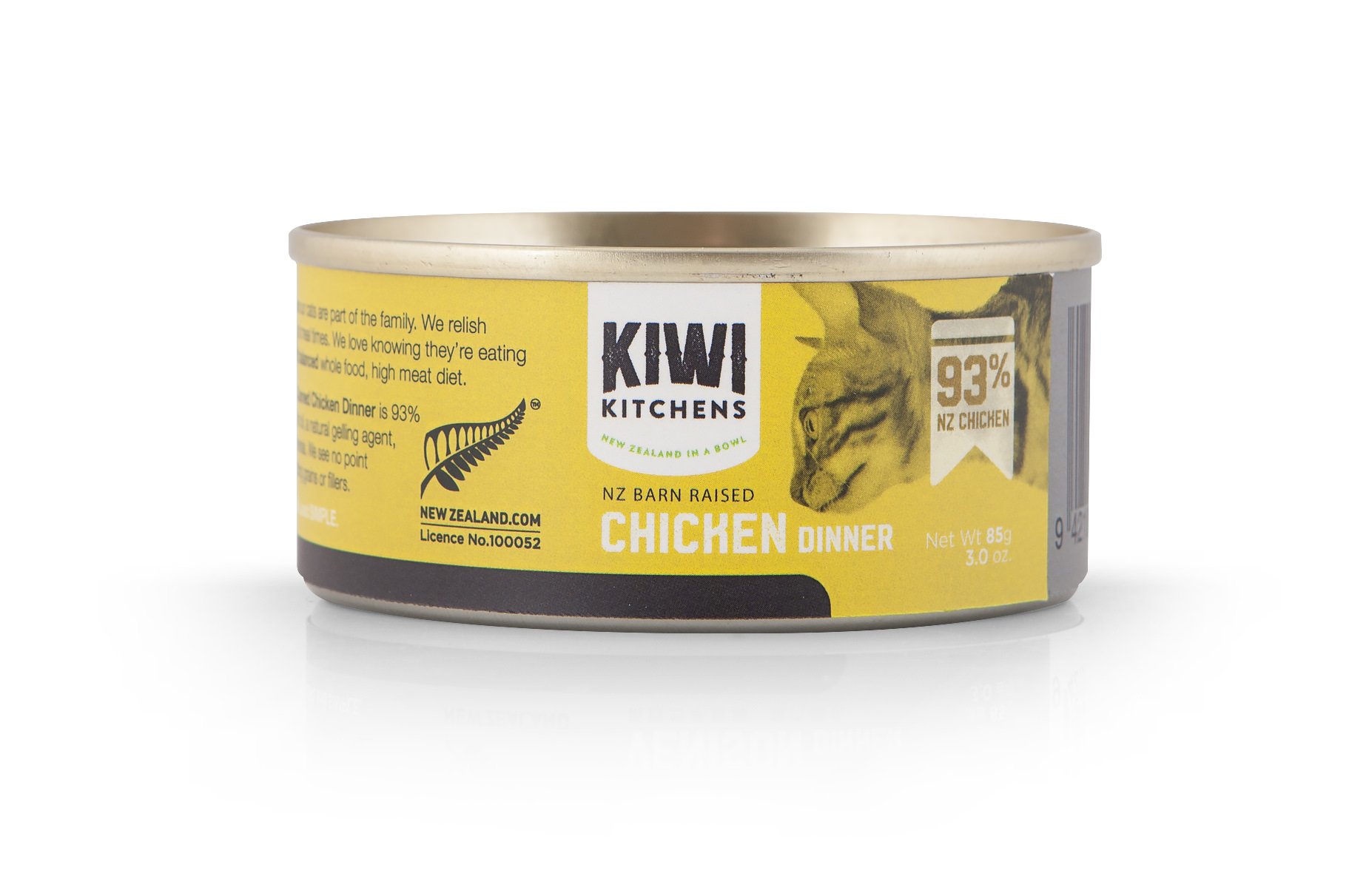 Kiwi KitchensBarn Raised Chicken Dinner Canned Wet Cat Food 85G