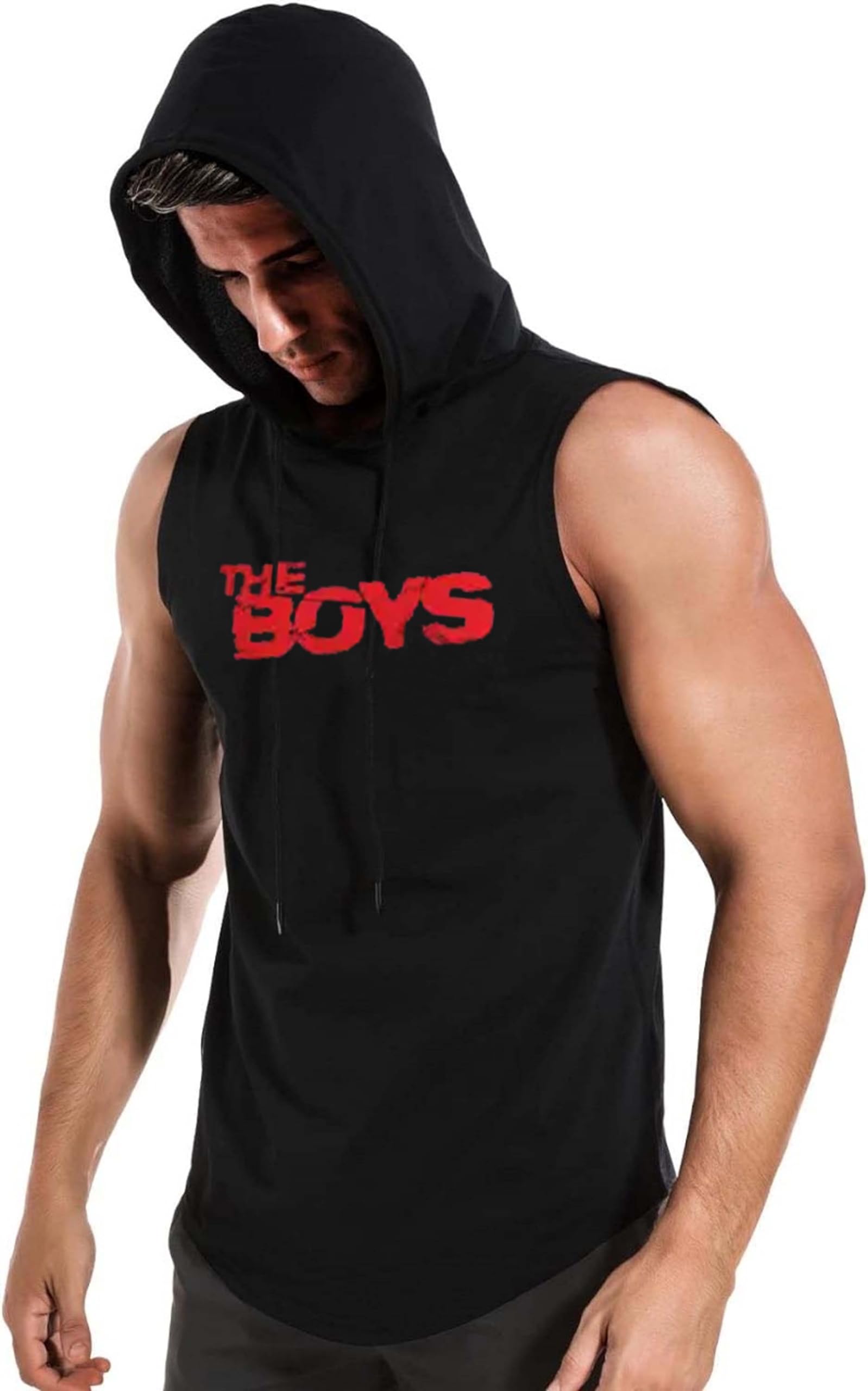 hit square The Boys Polyster Gym/Sports Hood T-Shirt for Men-picture-26