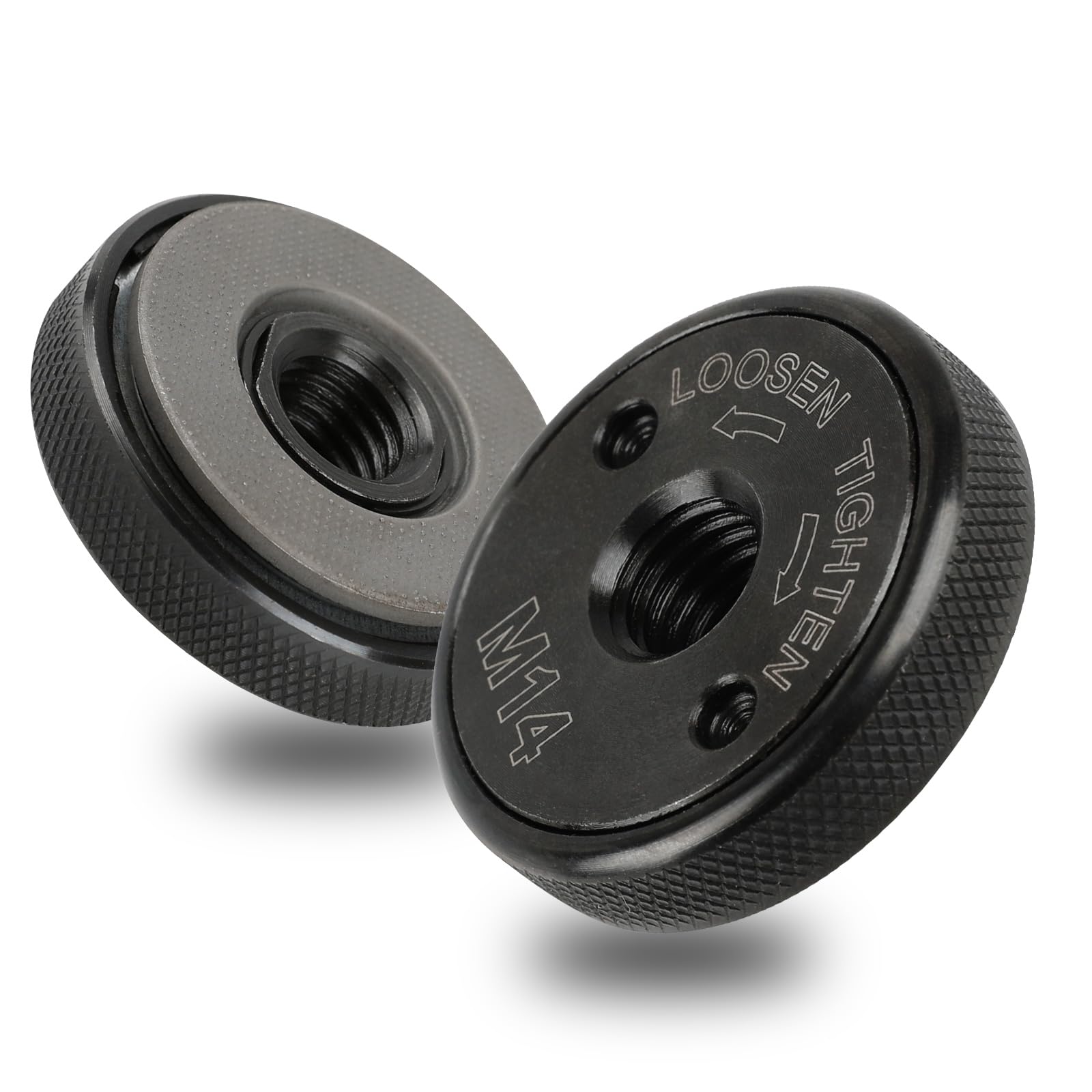 Quick Release Nut M14, Pack Of 2 Nuts Angle Grinder Quick Release Nut Angle Grinder Quick Clamping Nut Self-Locking Angle Grinder Pressure Plate Suitable For All Angle Grinders - View #6