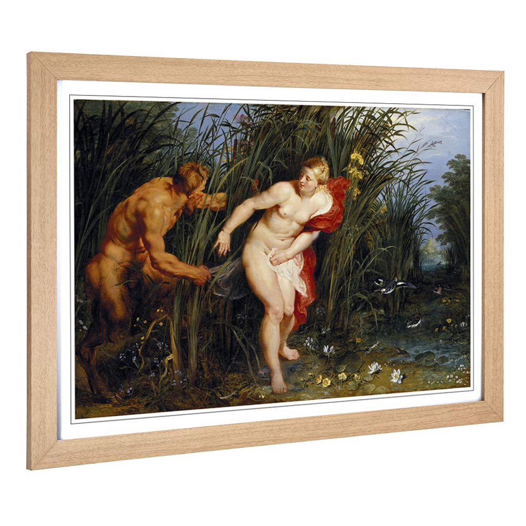 Big Box Art Framed Print of Peter Paul Rubens Sensation and Sensuality Design | Wall Art Picture | Home Decor for Kitchen, Living Room, Bedroom, Hallway, Oak, A2 / 24.5x18 Inch / 62x45cm