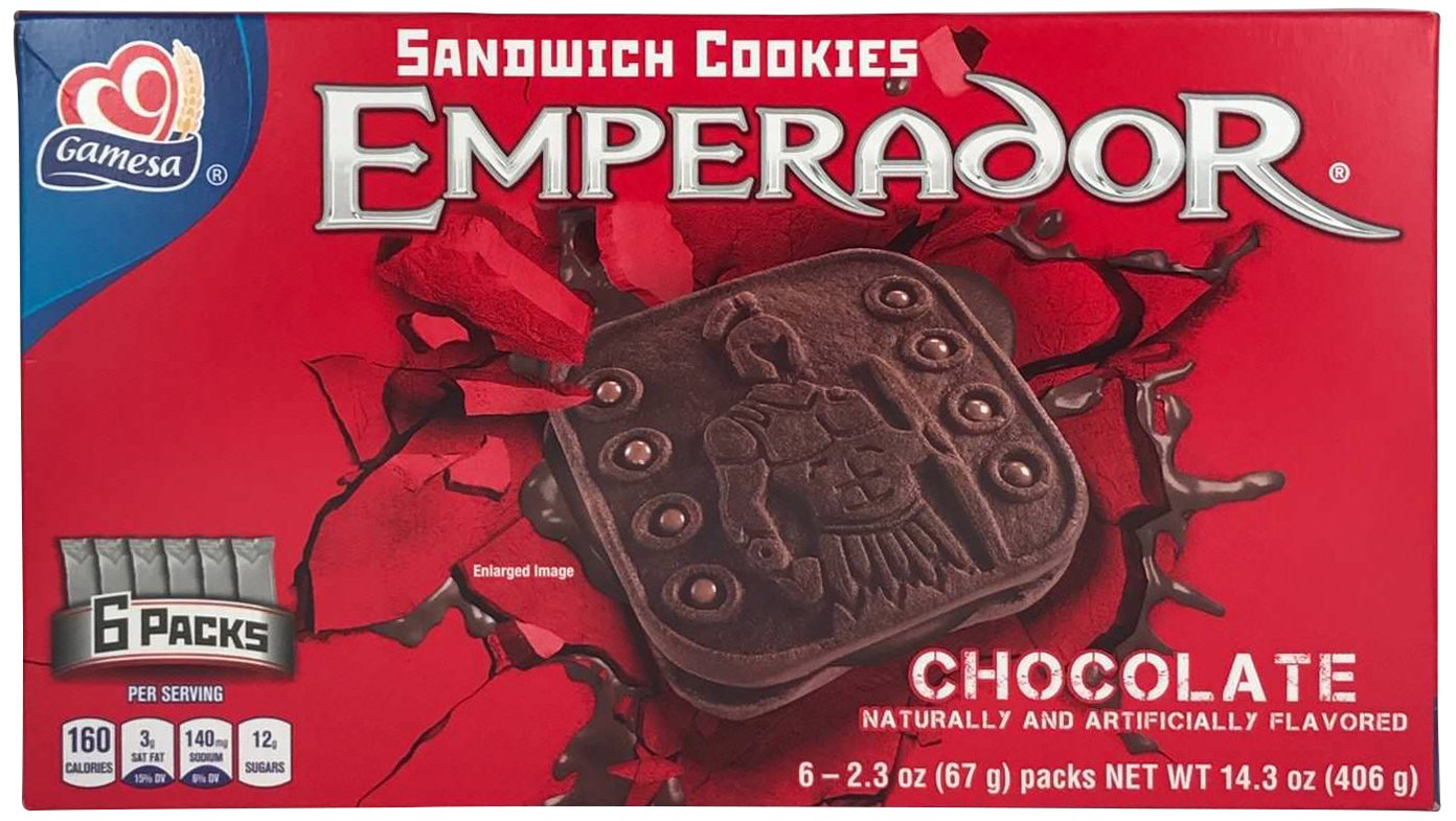 Carniceria Compare, Emperador Chocolate Sandwich Cookies, 14.3 Ounce