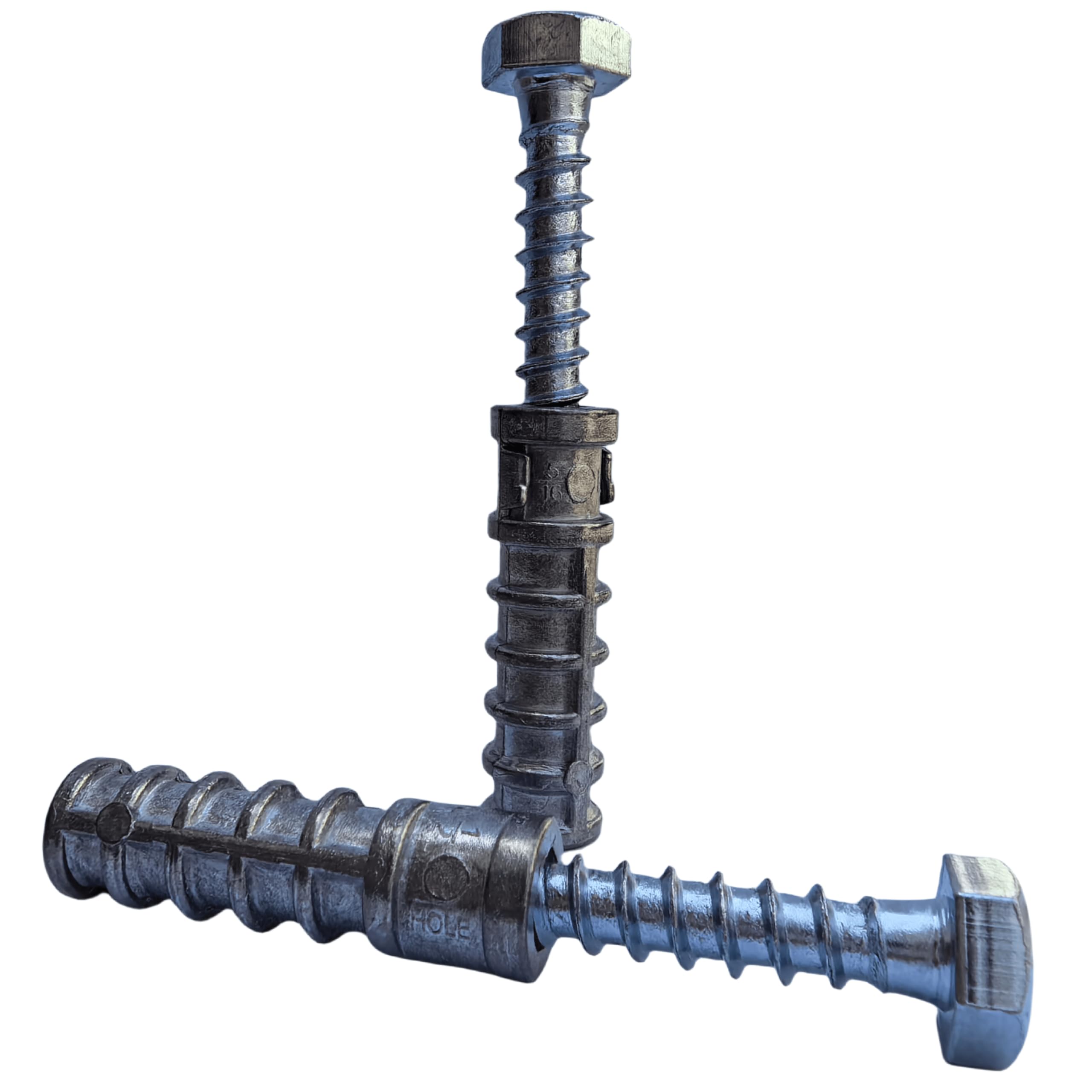 SANTIE 1/4 in. x 1-1/2 in. Zinc-Alloy Long Lag Shield Anchor with Lag Bolts (20-Piece)