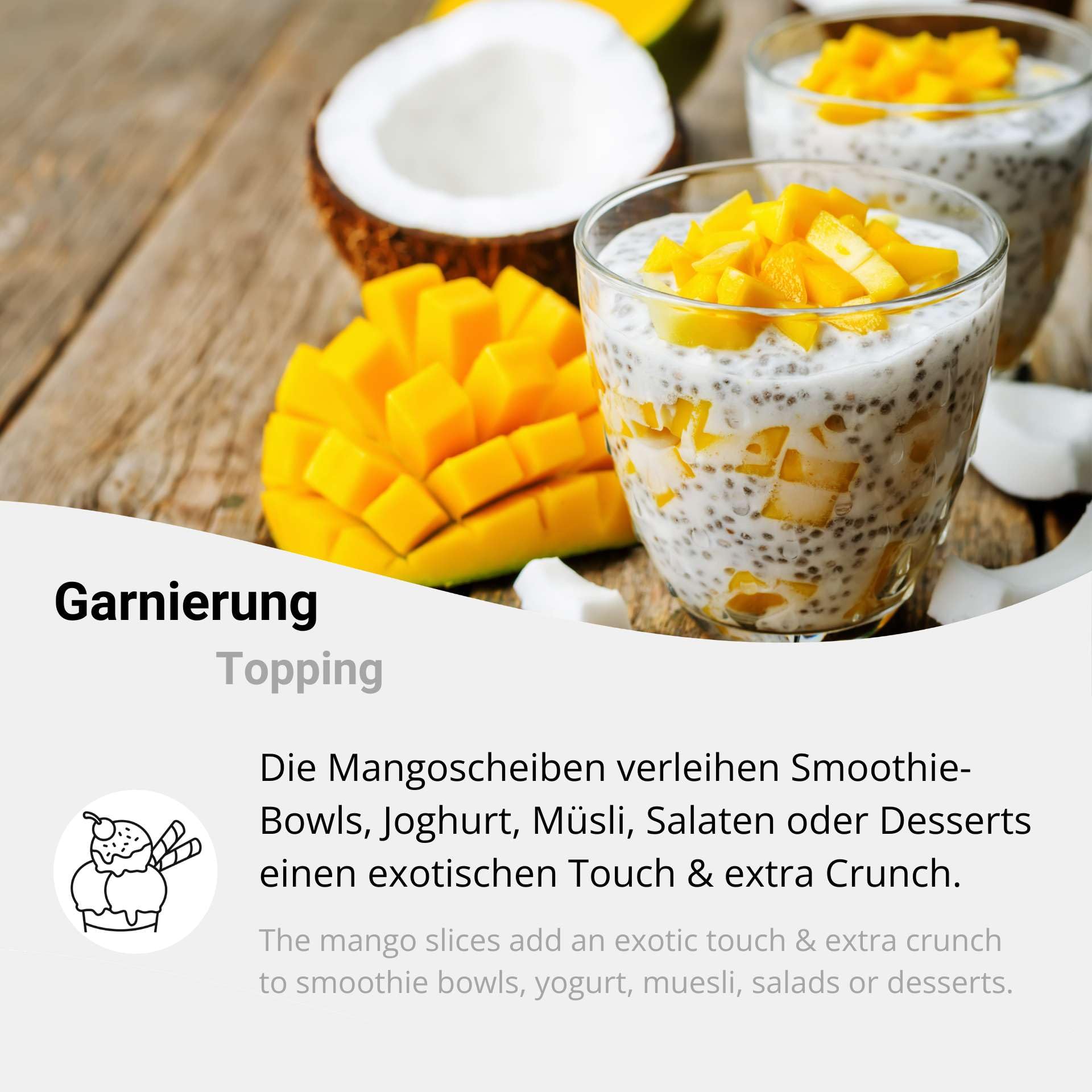 Bio Mango gefriergetrocknet 11kg – Knusprige Mangoscheiben, zuckerfrei & vegan – Perfekt als gesunder Snack