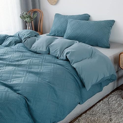 Miniatura 4 de King (102 x 90 pulgadas, juego de edredón de 3 piezas de color sólido, juegos de cama alternativos suaves y ligeros