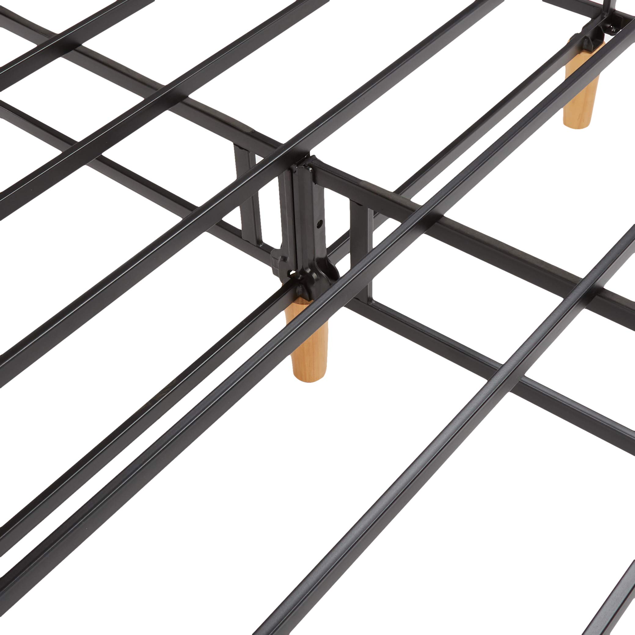 Amazon Com Amazon Basics Premium Foldable Mattress Foundation Box Spring With Steel Slats And Wood Legs Tools Free Assembly Queen Furniture Decor Amazon Com Amazon Basics Premium Foldable Mattress Foundation Box Spring With Steel Slats And Wood Legs Tools Free Assembly Queen Furniture Decor