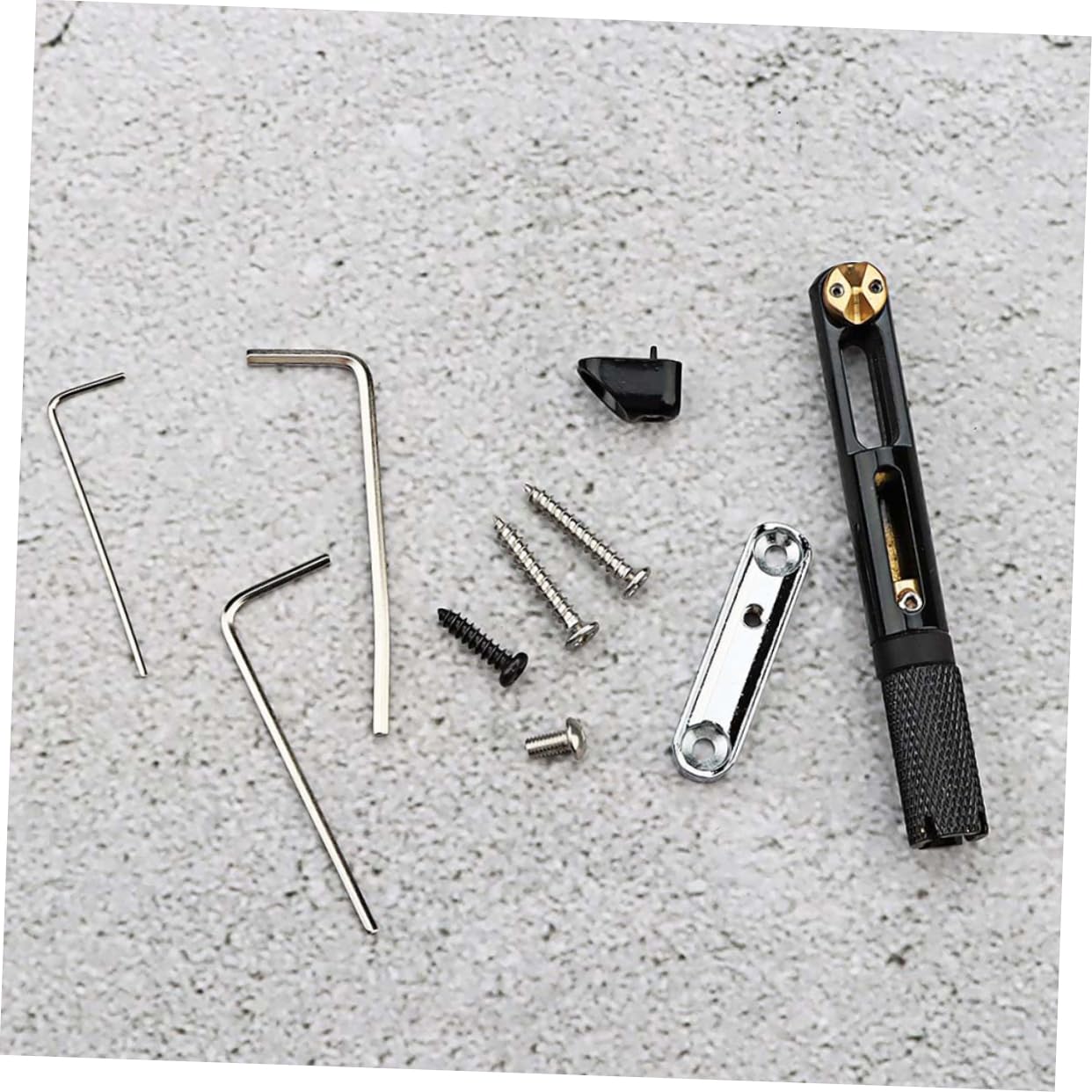 HEMOTON Ga1117a Accessori Per Chitarra 10 Pezzi Di Dadi Neri Per Ponte Per Chitarra Acustica Senza Paletta