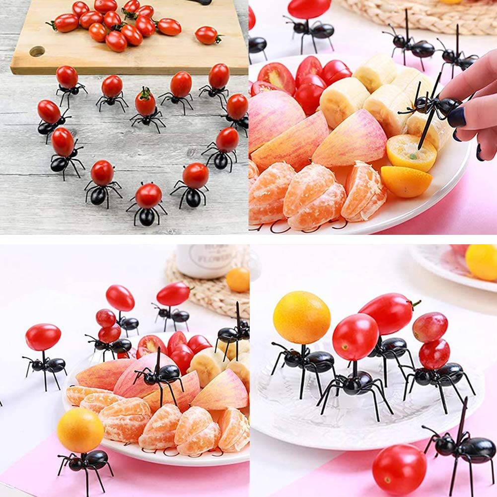 91 Forchette Da Frutta A Forma Di Animali - Stuzzicadenti Colorati Per Bambini, Dessert E Party - Foto 4