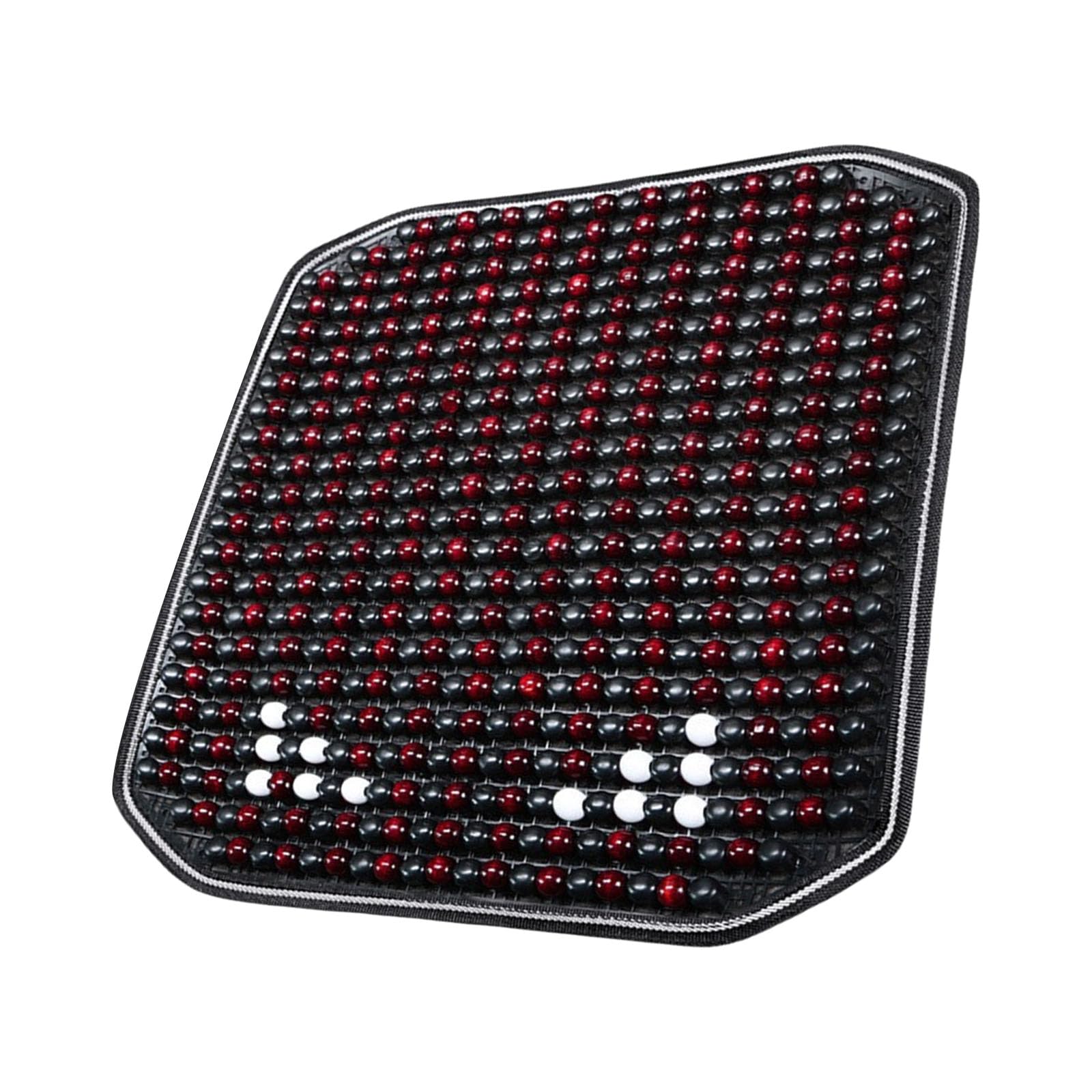 NEWFT Seat Cushion Seat Pad From Friendly Wooden Beads 42x42cm Square Chair Pad Supportive Seating Wooden Bead Cushion