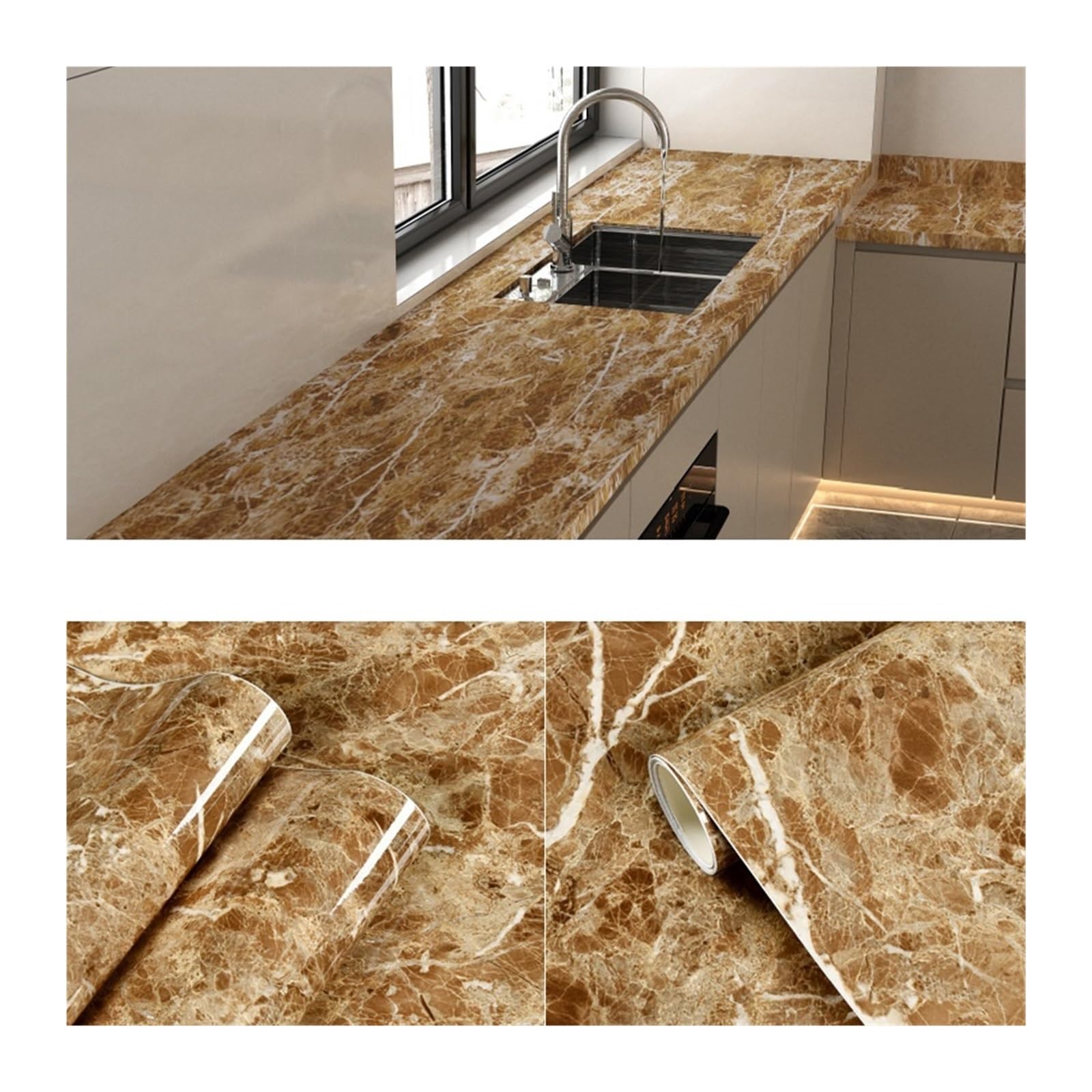 Adesivo Resistente All'olio In Foglio Di Alluminio Da Cucina 60 - Foto 9