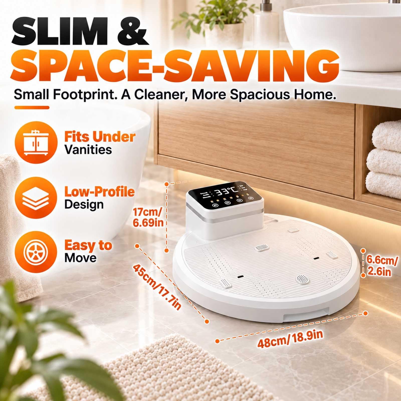 2500w Spa-Körpertrockner, Schnellheizung, Warm/Kaltluft, Touchscreen