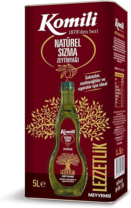 Komili Sızma Zeytinyağı 5 Lt Teneke