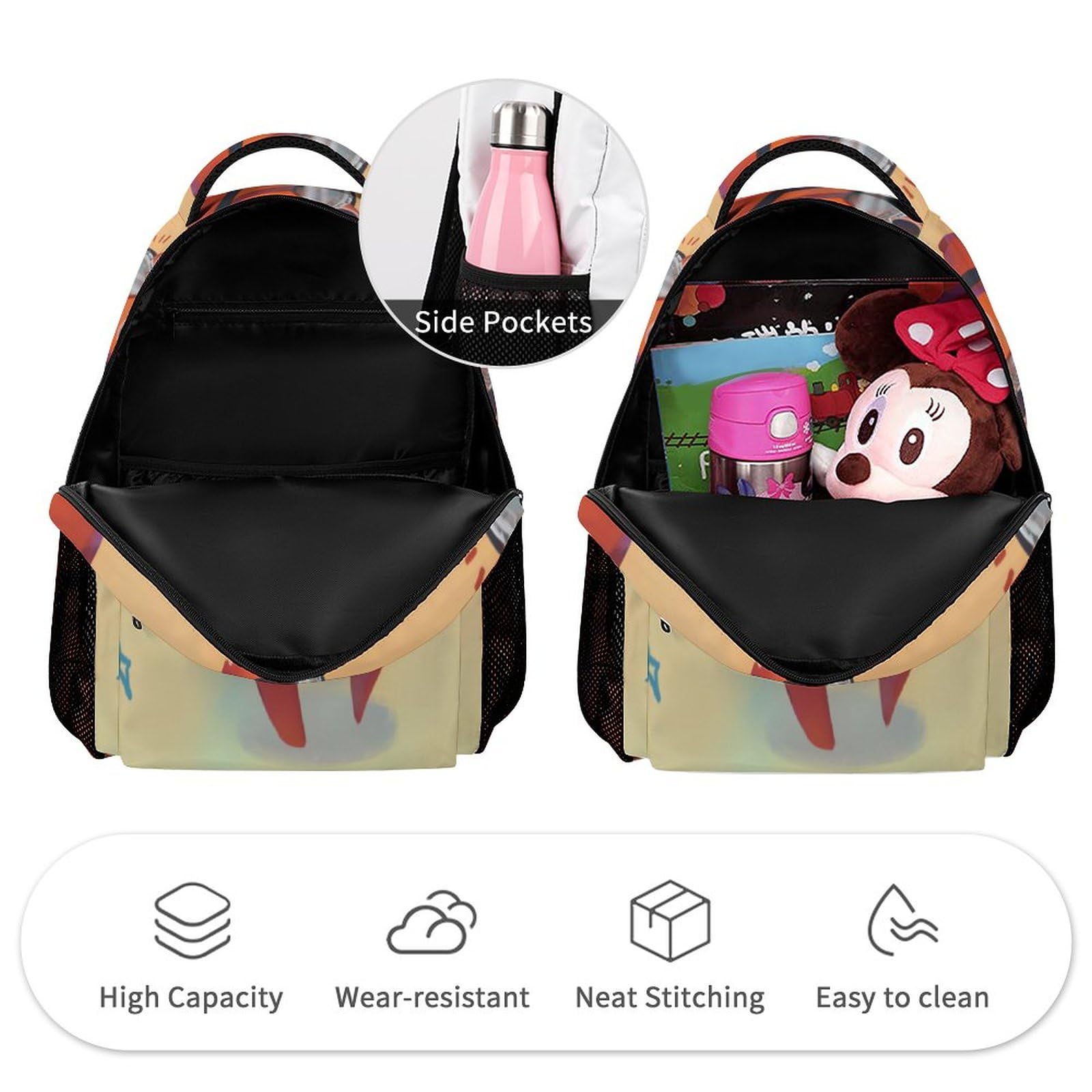 Amazon.co.jp: チェンソーマン デンジ ポチタ 双肩バッグ リュック