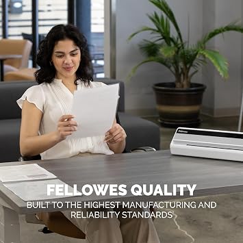 Fellowes SaturnTM 125 Thermal Laminator Machine, 12.5, Fast 60 Sec Warm Up