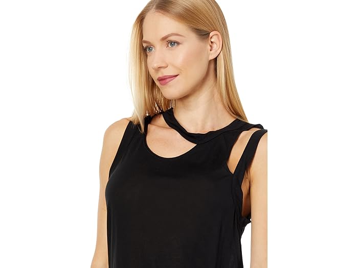 Slinky Cut Away Sleeveless Tee - Image 1