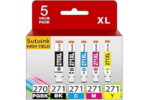 Canon Pixma TS5020 Ink - 270XL 271XL Ink Replacement for Canon