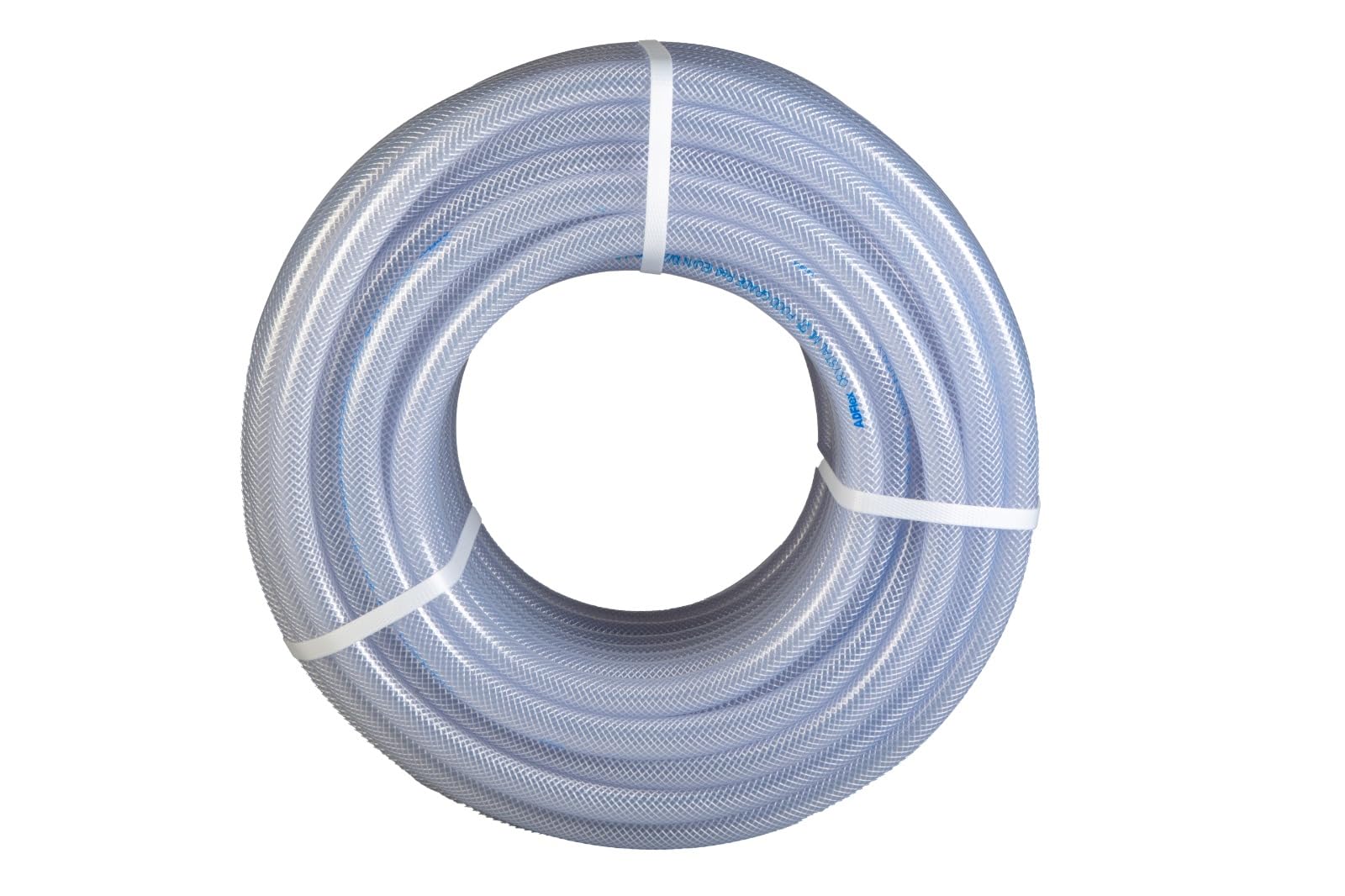 Tubo in PVC trasparente Crystal Retex ML 16x22 50 m Rinforzato, Ultra Resistenza, Qualità Alimentare, passaggio aria, aria compressa, passaggio liquidi, acqua potabile, irrigazione