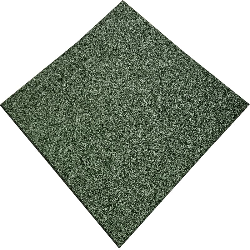 Pavimentos Arquiservi - Losetas de Caucho Reciclado para Suelo de Gimnasio 50x50x2 cm Verde - Pack de 24 (6m²) - Antideslizante y Aislante - Ideal para Fitness, Yoga y Funcionales