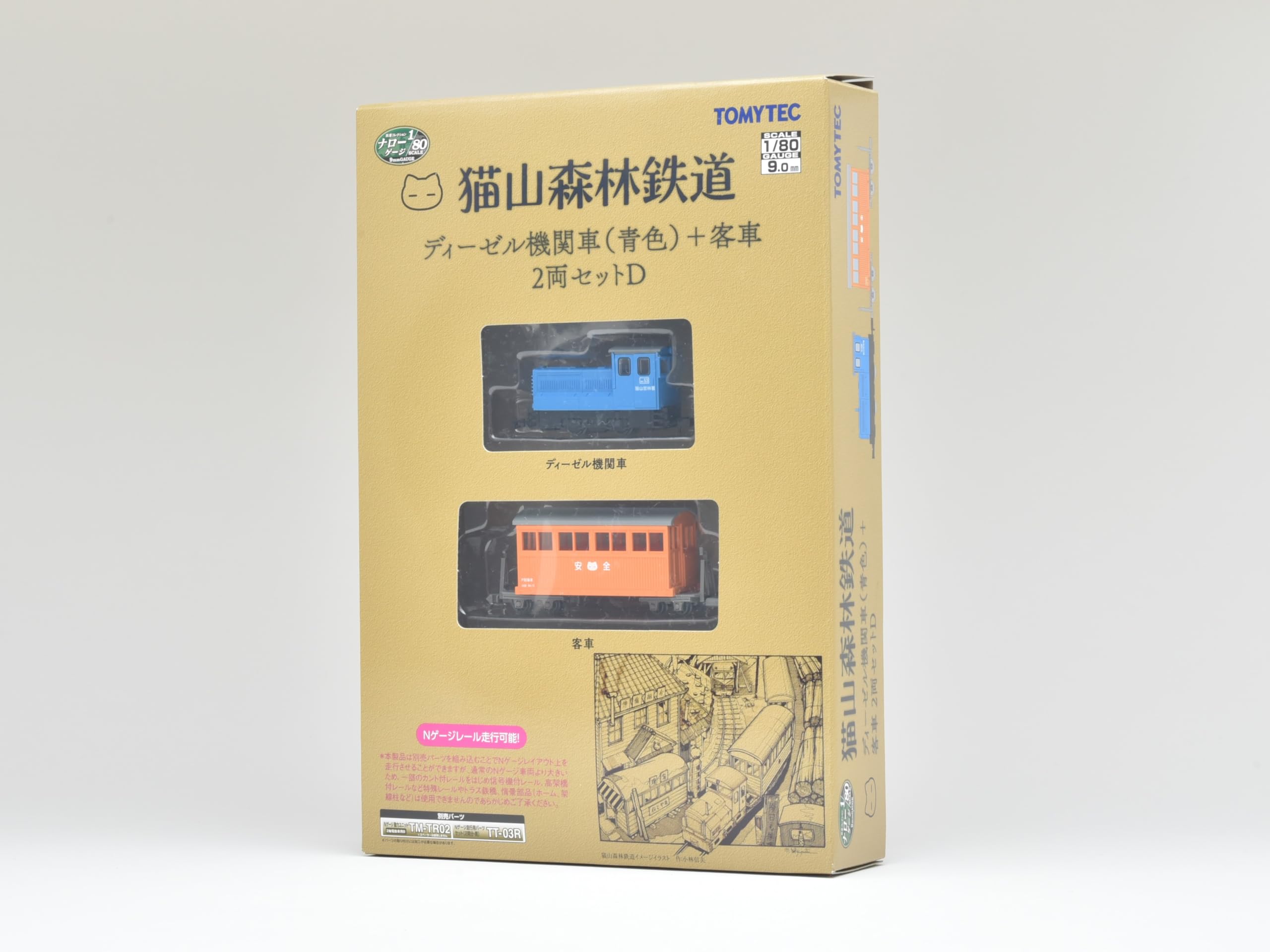 Amazon | 鉄道コレクション 鉄コレ ナローゲージ80 猫山森林鉄道