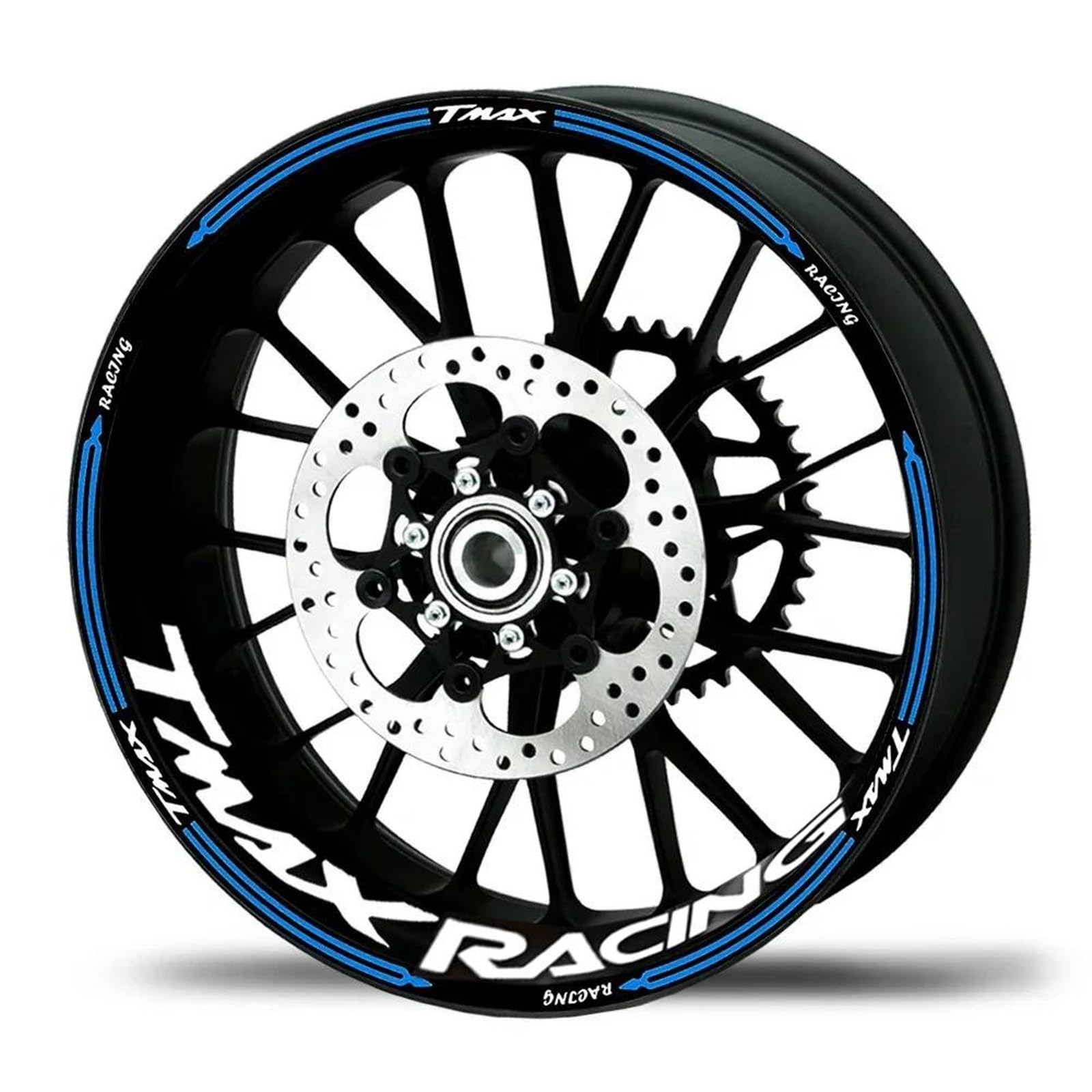 Wheel Stickers Motorcycle Rims Wheels Stickers for Tmax560 TMAX-560 TMAX 560 2008 2011 2016 2021 2023 Wheel Reflective Decals Rim Reflective Decal