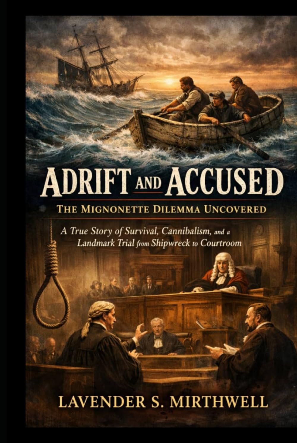 Adrift and Accused: The Mignonette Dilemma Uncovered: A True Story of Survival, Cannibalism, and a Landmark Trial from Shipwreck to Courtroom