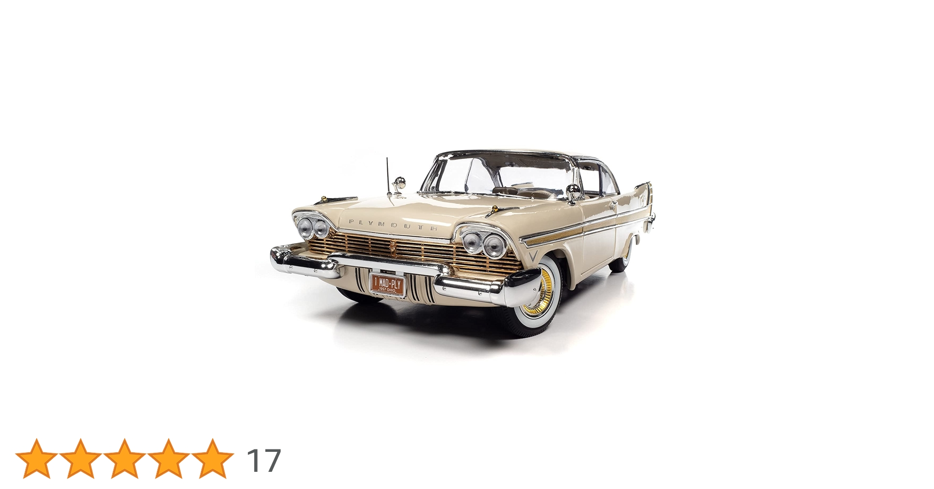 Amazon.co.jp: Auto World - 1957 プリマスフューリー : ホビー