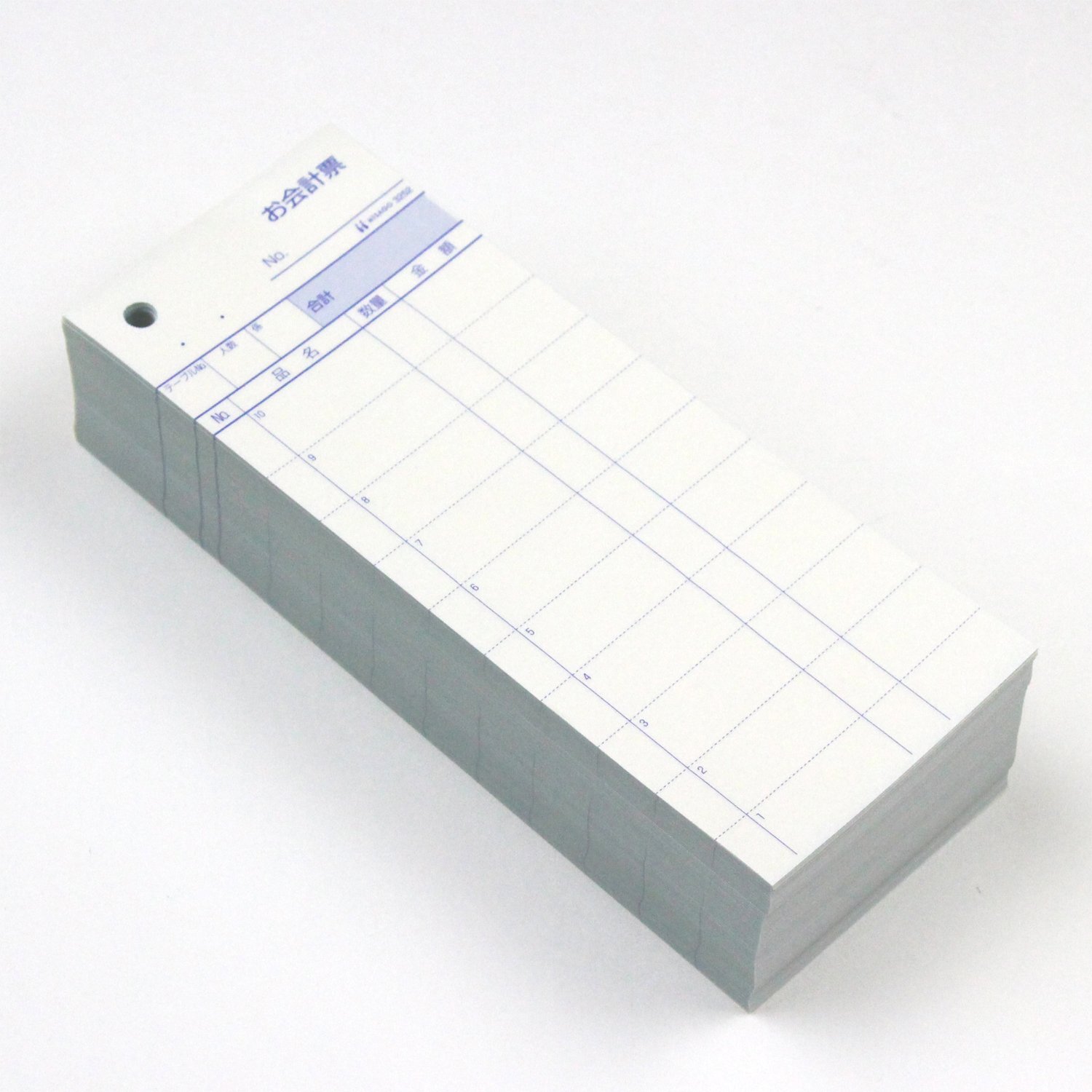 【数量限定】ヒサゴ お会計票2枚複写ミシン10本入・No.入(1000セット入) たのめーる】ヒサゴ お会計票 70×175mm 2枚複写 ミシン目10本入 3252 1